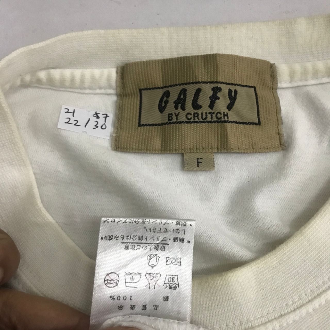 Japanese Brand × Vintage 🔥 Vintage Galfy by Crutch Big Logo Design T-shirt Size US L / EU 52-54 / 3 - 7 Thumbnail