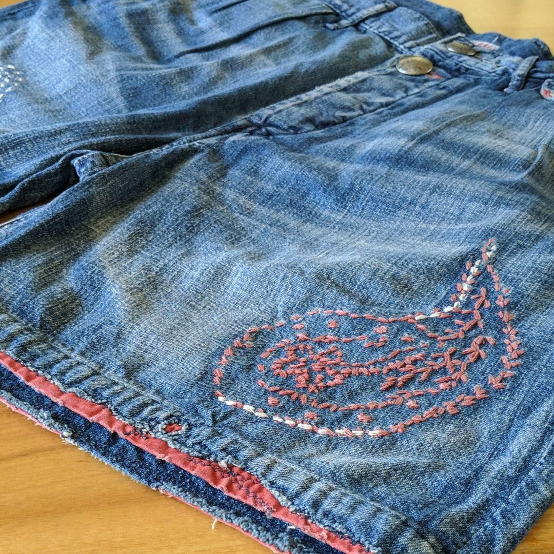 Kapital Kountry Paisley Denim Shorts Size US 32 / EU 48 - 6 Thumbnail