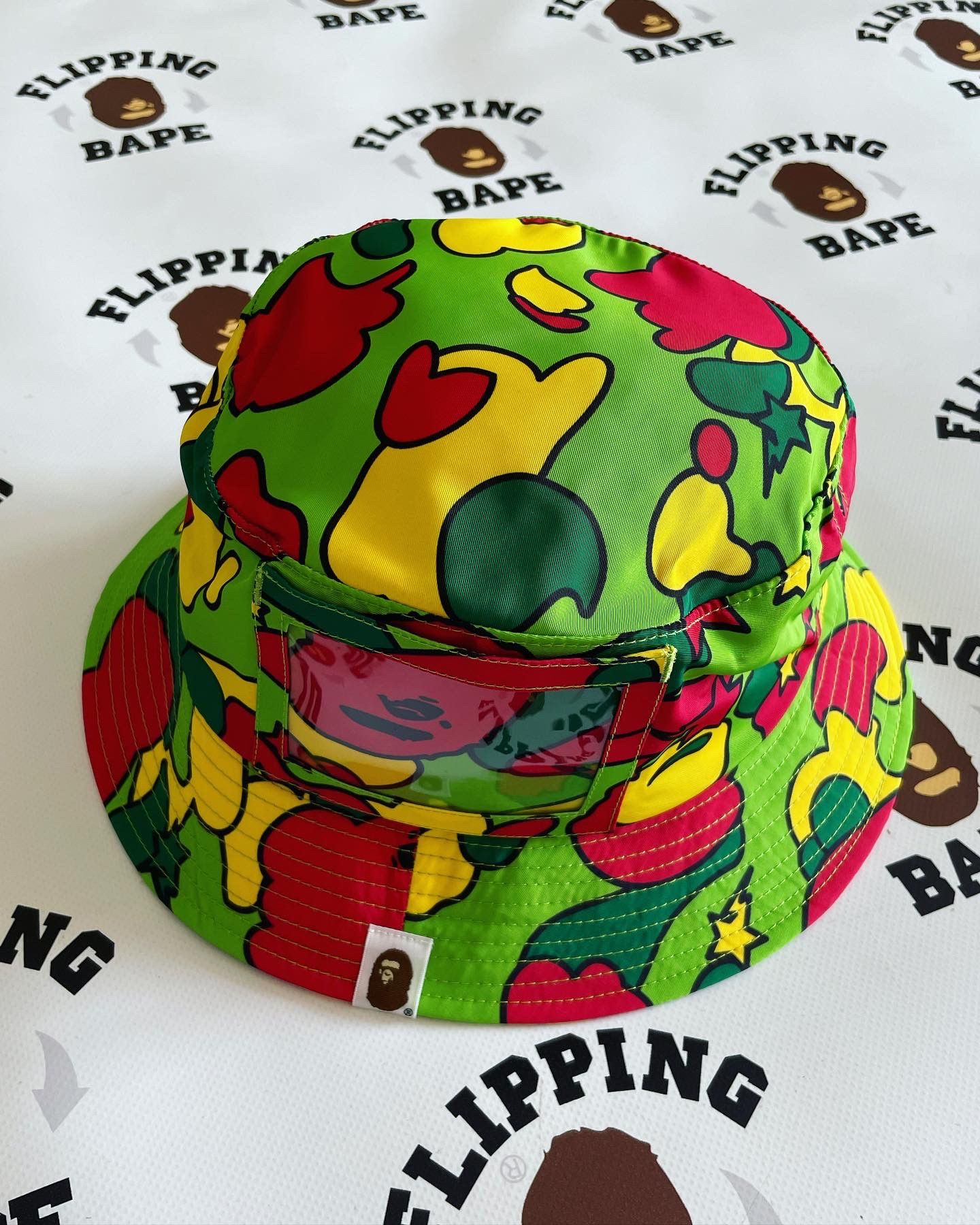 BAPE Sta Camo Pocket Hat Multi