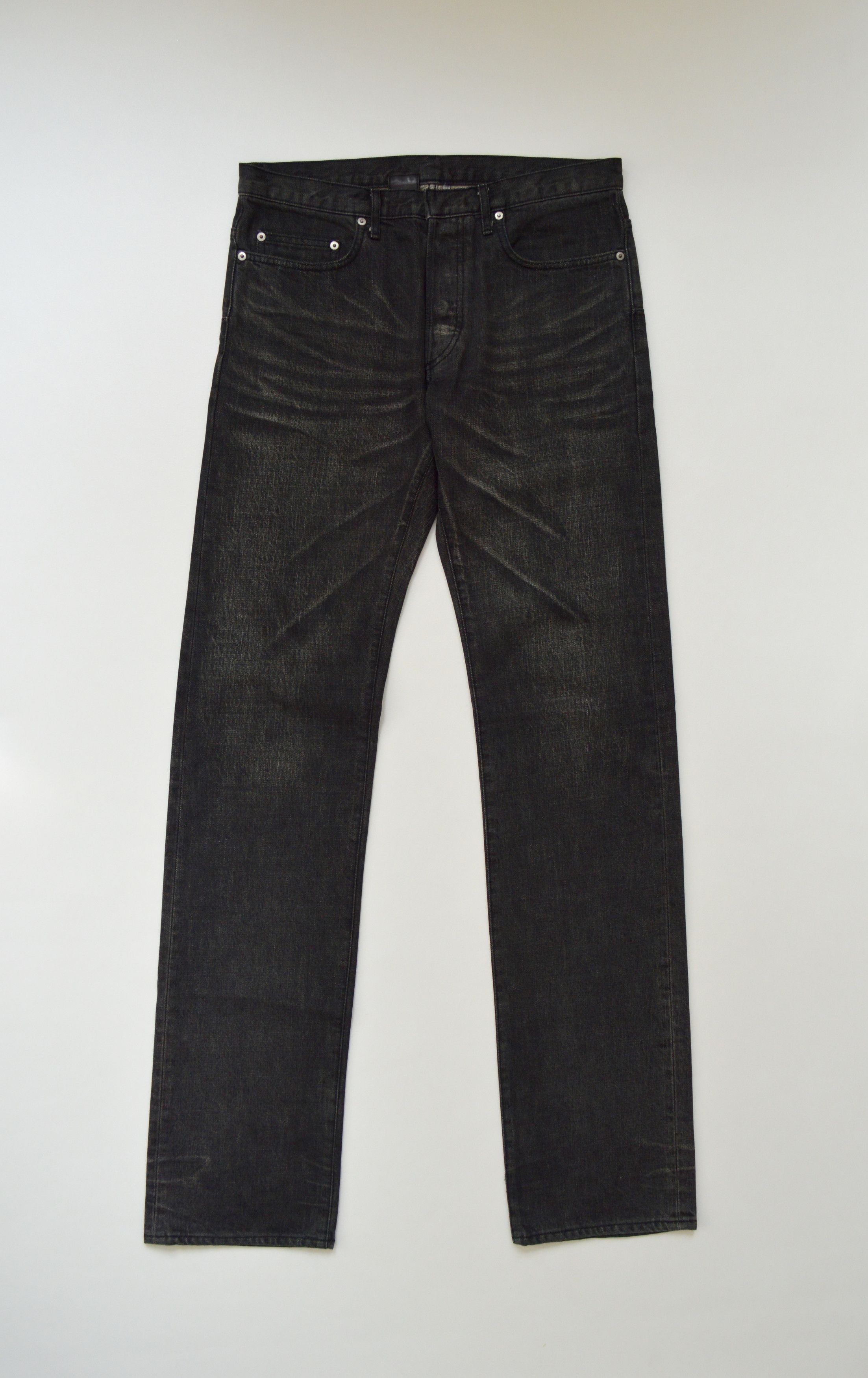 Dior 21cm MIJ Black Denim Claw Mark Jeans | Grailed