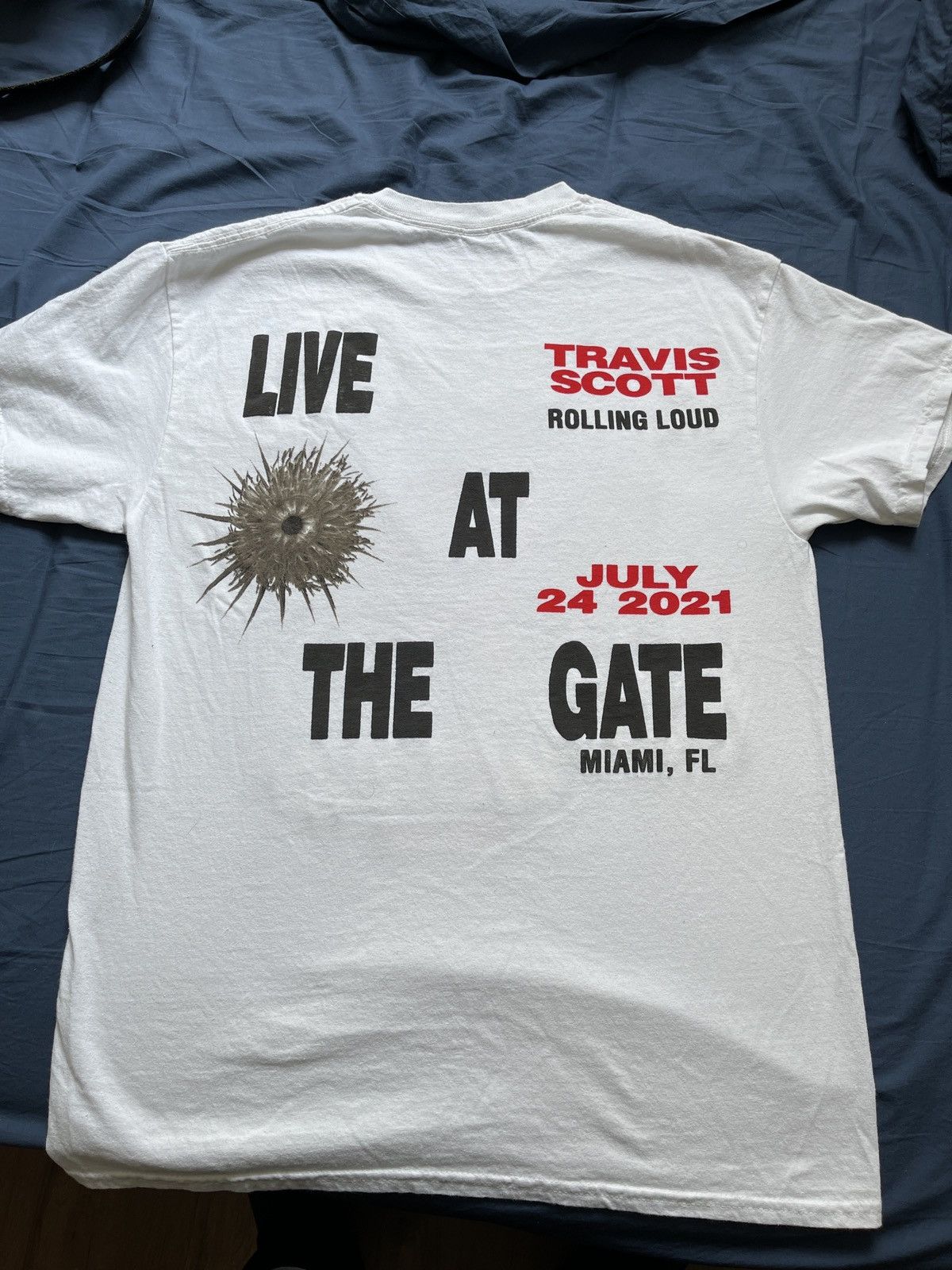 Vintage Travis Scott Rolling Loud Concert T-Shirt Size US S / EU 44-46 / 1 - 2 Thumbnail