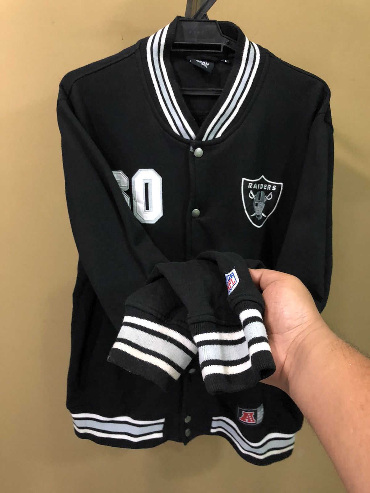 NFL NFL Raiders Varsity Jacket Size US L / EU 52-54 / 3 - 12 Thumbnail