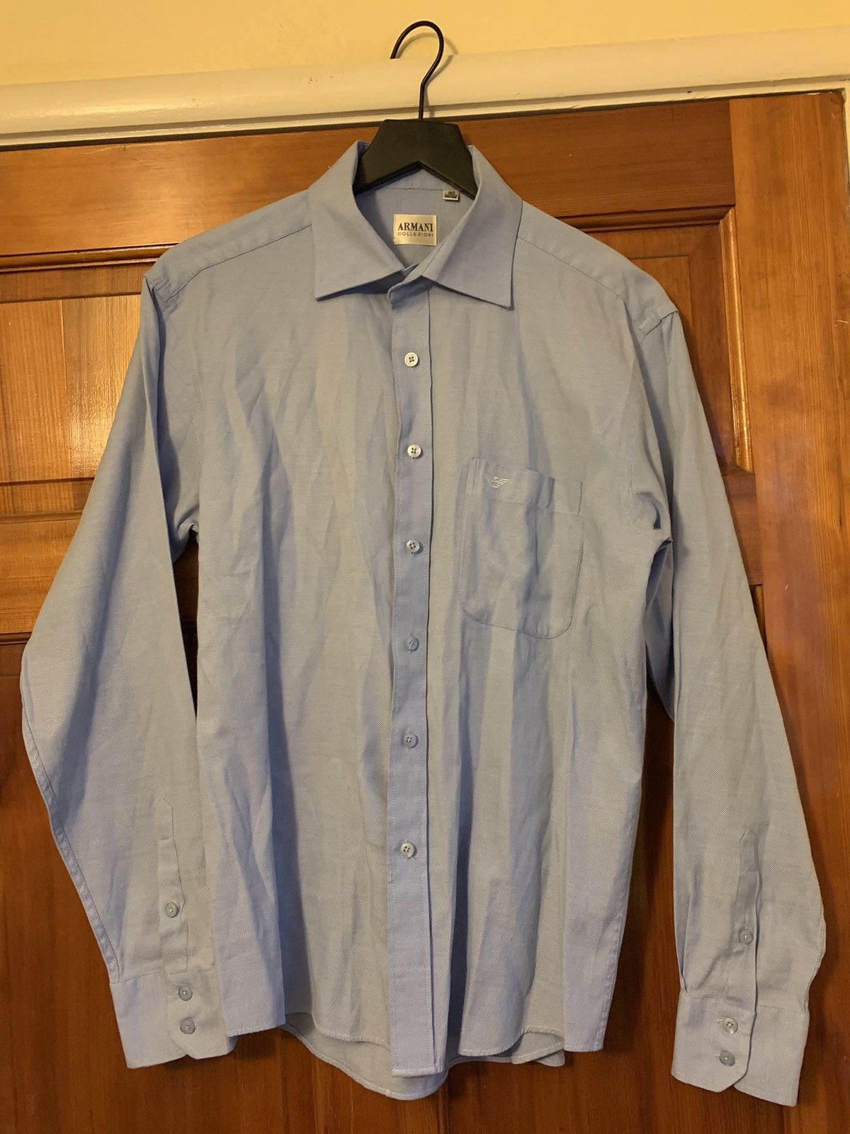 Armani × Giorgio Armani × Vintage *RARE* Vintage Giorgio Armani Collezioni Button Shirt - M Size US M / EU 48-50 / 2 - 1 Thumbnail