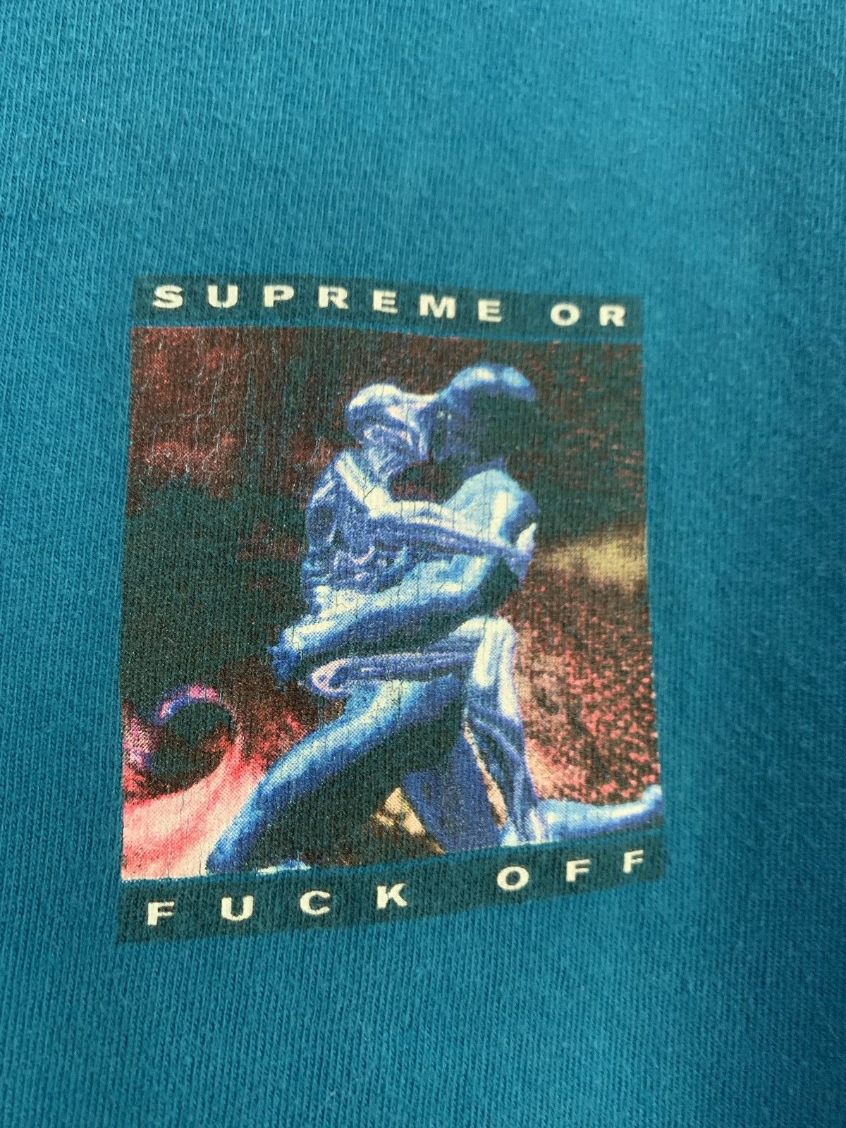 Supreme Supreme or Fuck Off Tee Size US M / EU 48-50 / 2 - 2 Thumbnail