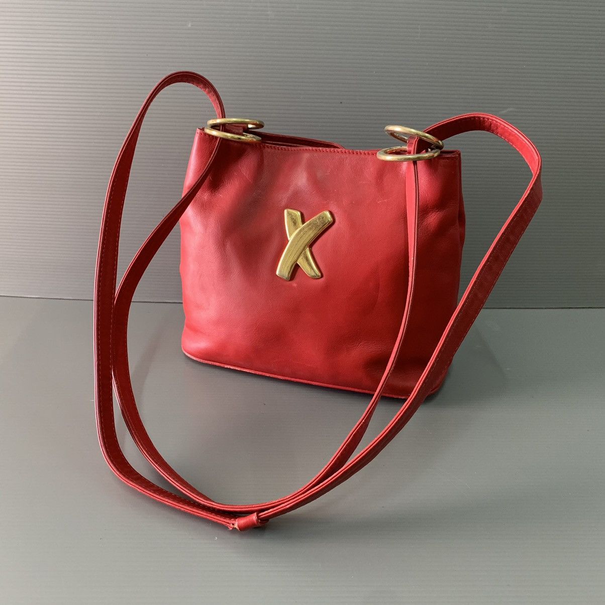 Paloma Picasso Paloma Picasso Red Sling Shoulder Bag Size ONE SIZE - 5 Thumbnail
