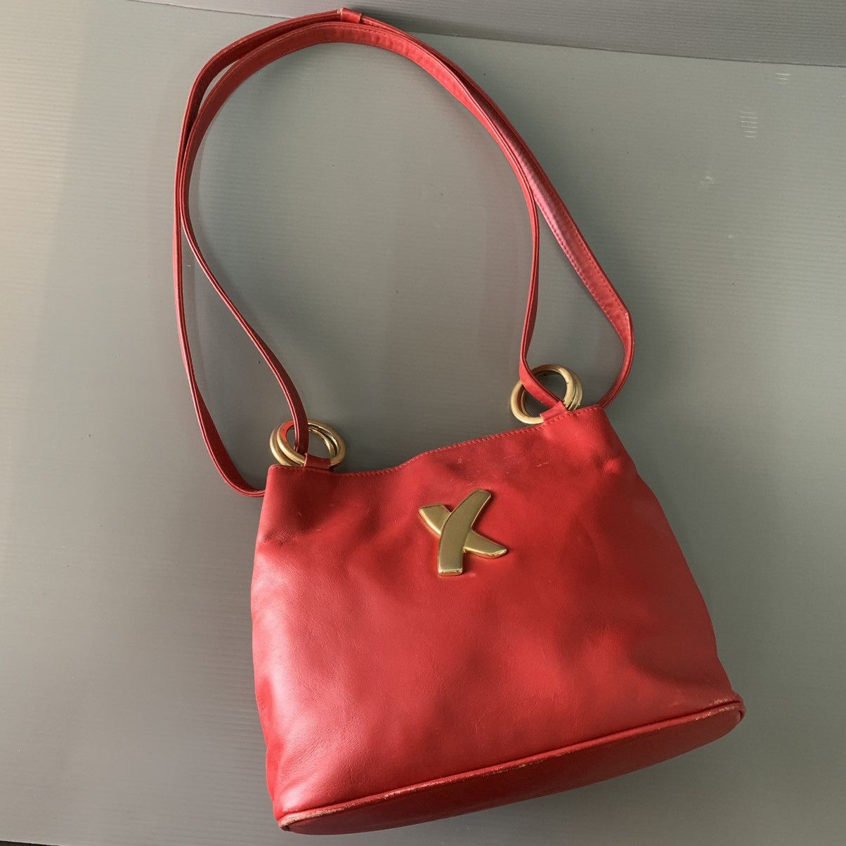 Paloma Picasso Paloma Picasso Red Sling Shoulder Bag Size ONE SIZE - 2 Thumbnail