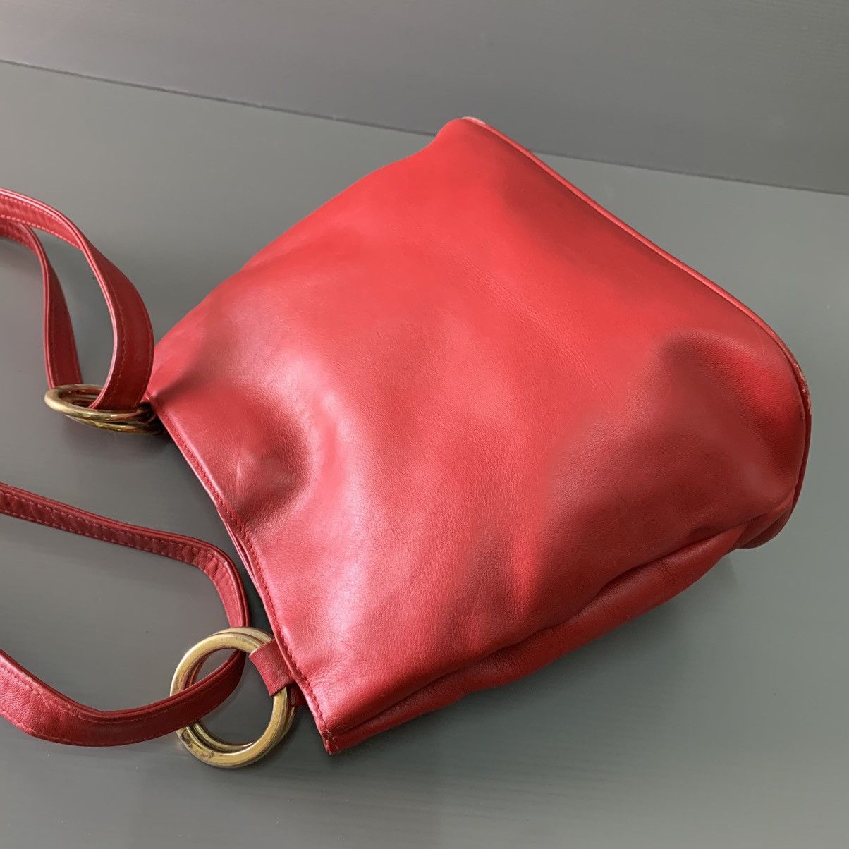 Paloma Picasso Paloma Picasso Red Sling Shoulder Bag Size ONE SIZE - 9 Thumbnail