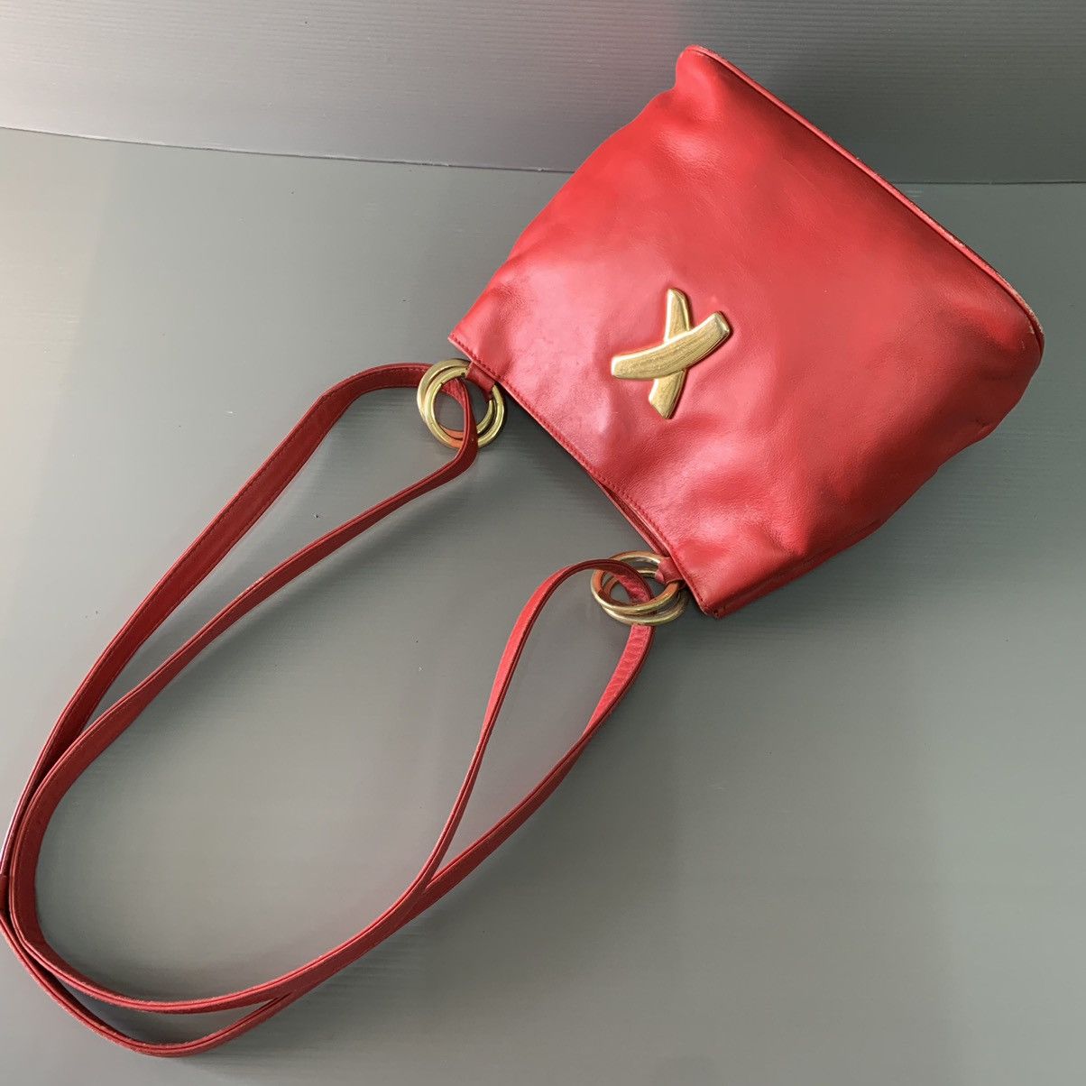Paloma Picasso Paloma Picasso Red Sling Shoulder Bag Size ONE SIZE - 3 Thumbnail