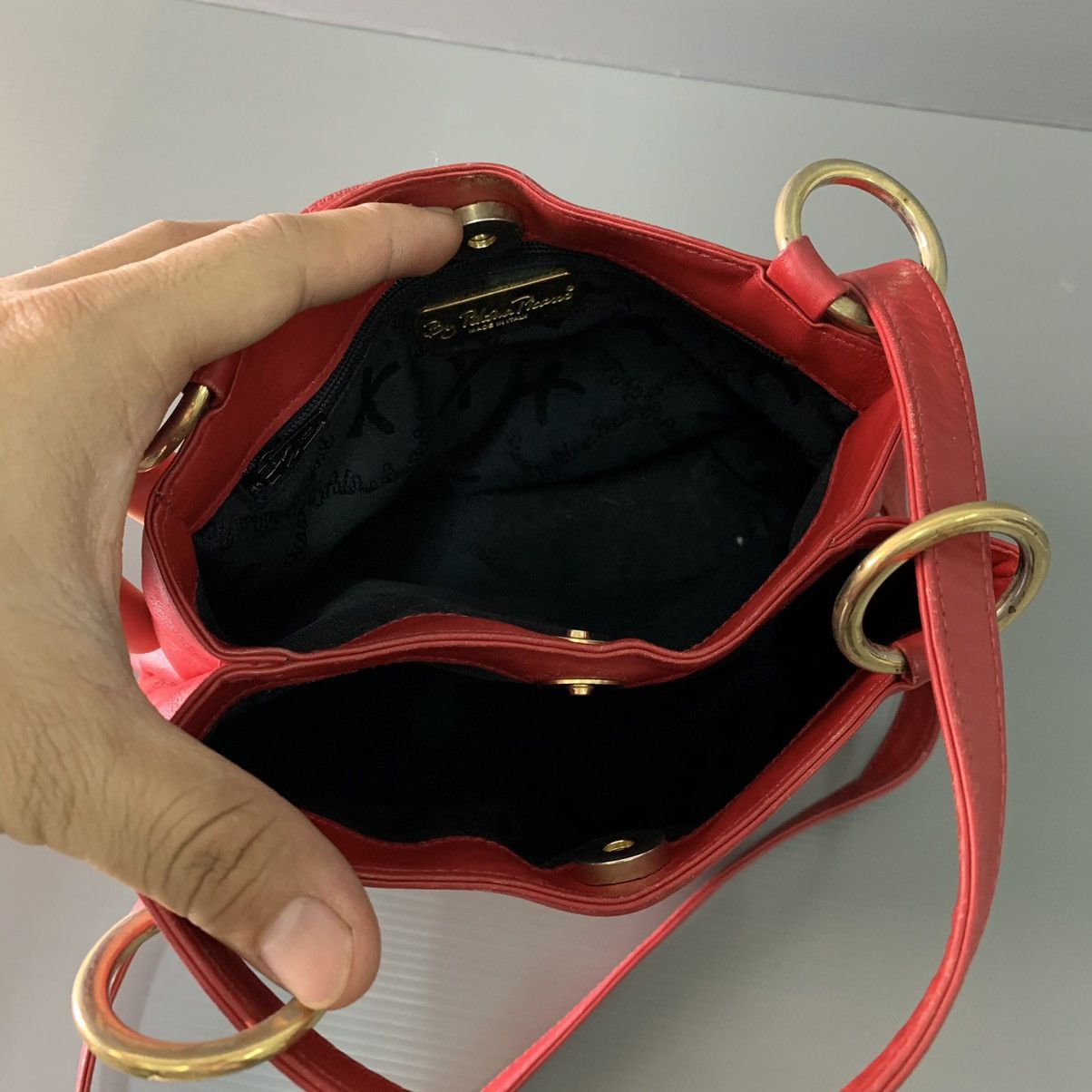 Paloma Picasso Paloma Picasso Red Sling Shoulder Bag Size ONE SIZE - 11 Thumbnail