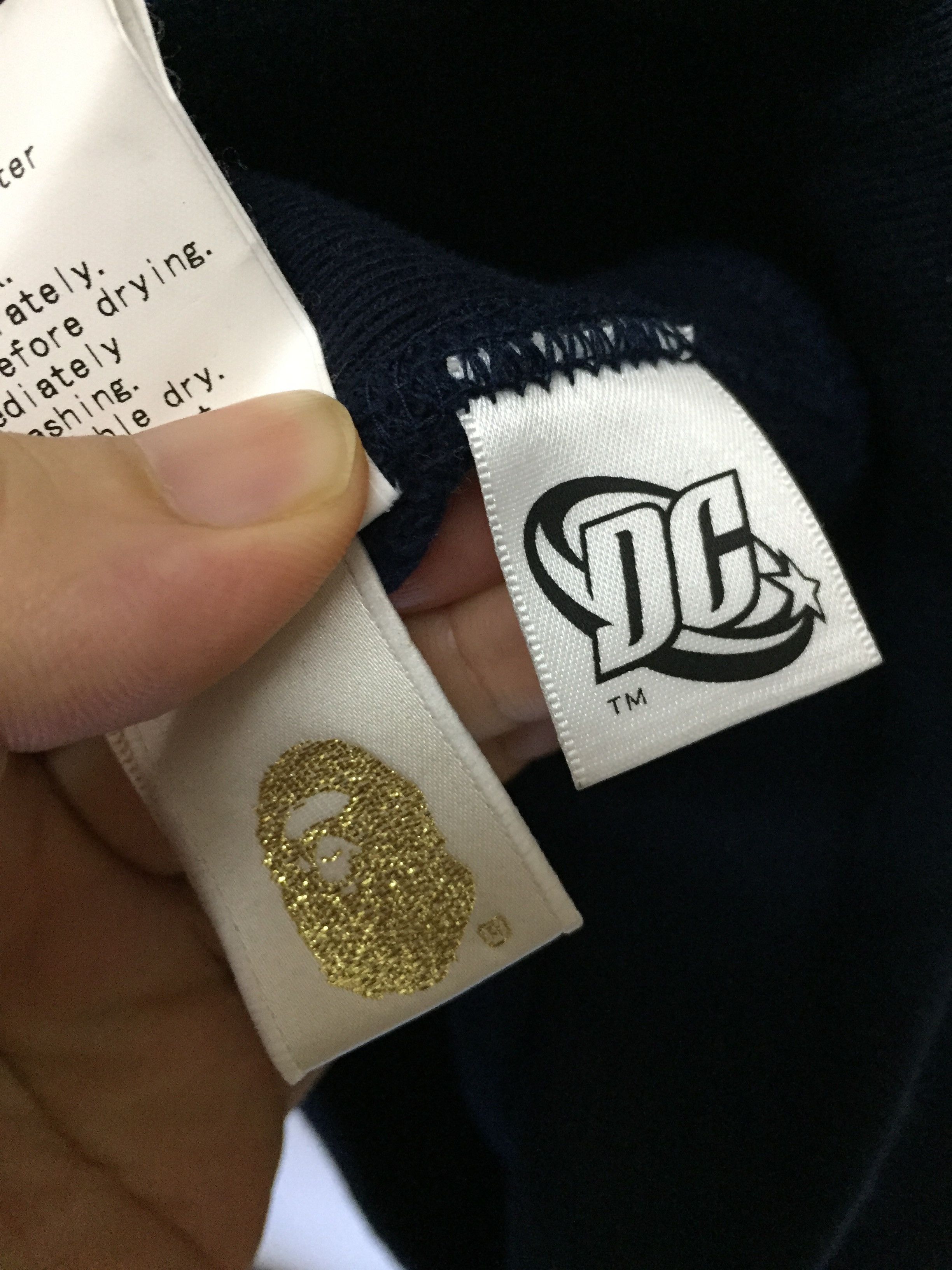 Bape × Marvel Comics NOS 2007 Bape X Superman sweatshirt Size US L / EU 52-54 / 3 - 11 Thumbnail
