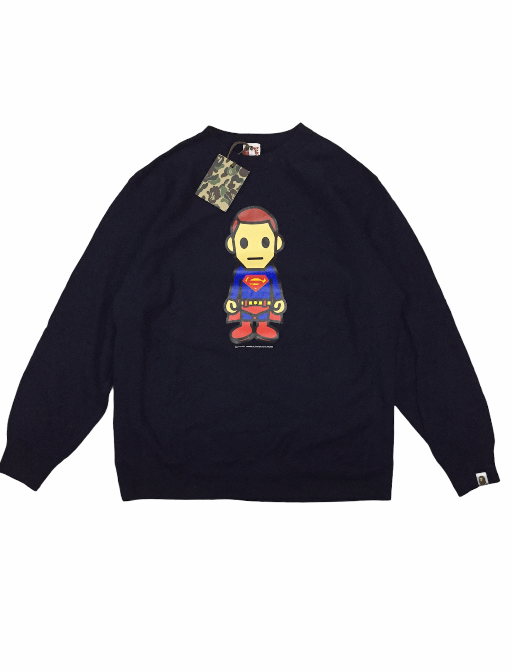 Bape × Marvel Comics NOS 2007 Bape X Superman sweatshirt Size US L / EU 52-54 / 3 - 1 Thumbnail