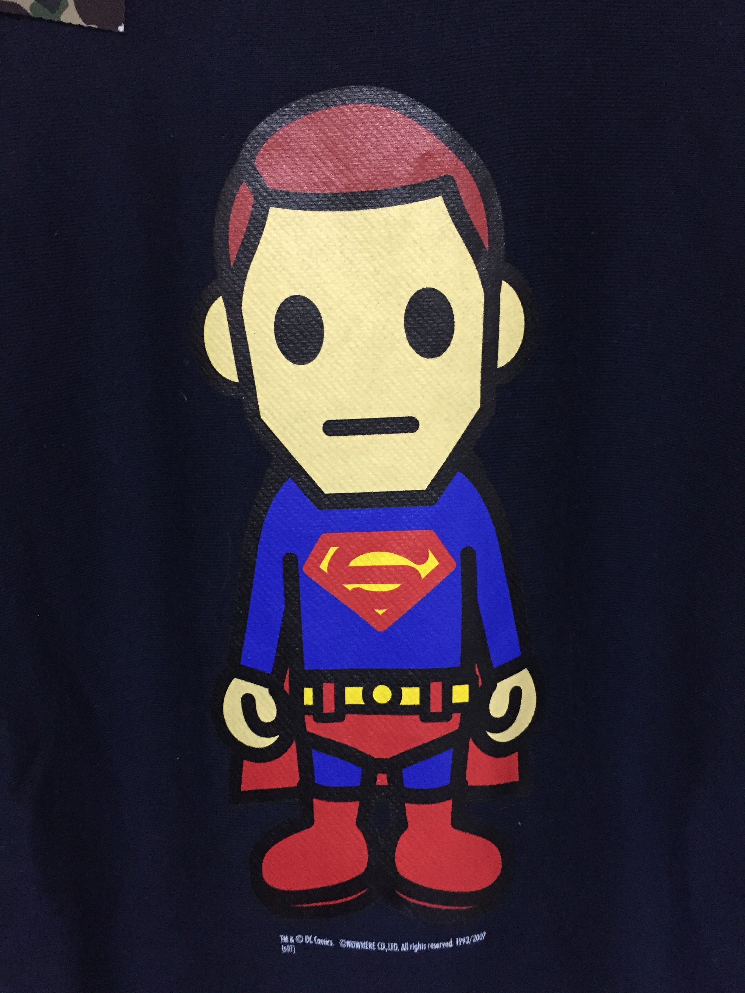 Bape × Marvel Comics NOS 2007 Bape X Superman sweatshirt Size US L / EU 52-54 / 3 - 5 Thumbnail