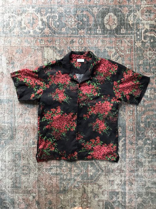 John Elliott Floral ‘bougainvillea’ Bowling Shirt | Grailed