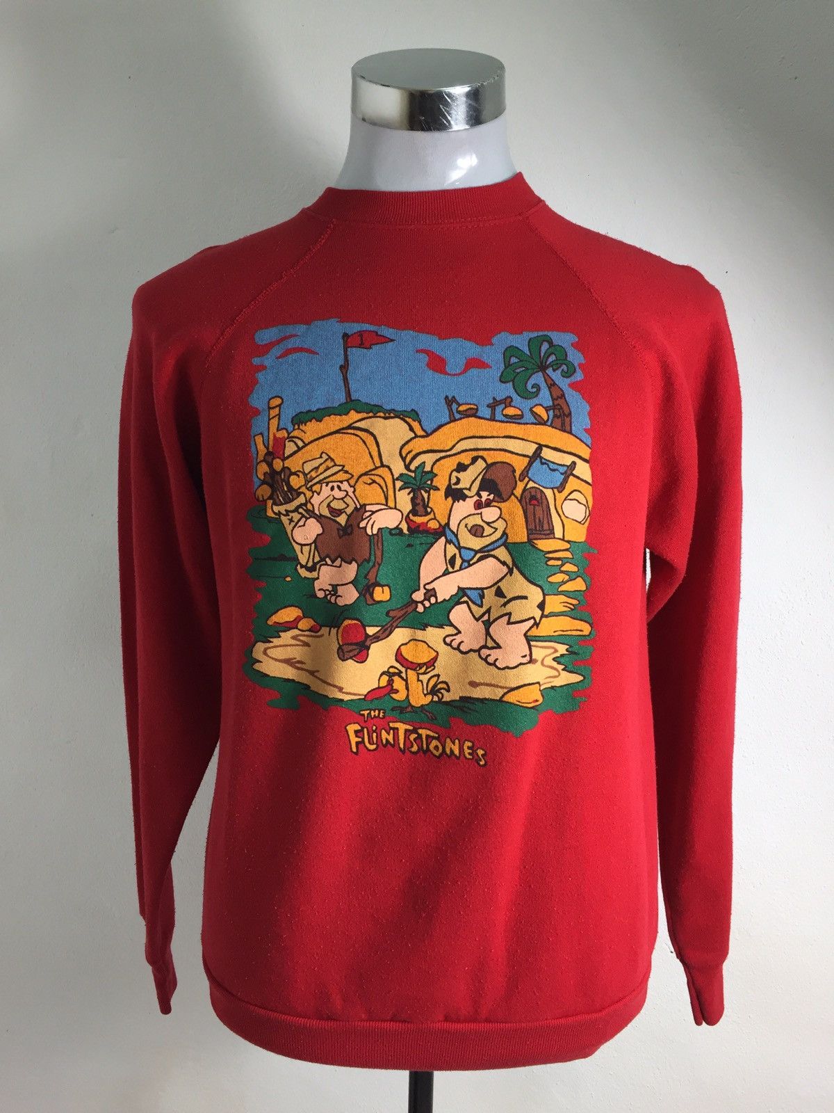 Vintage Vintage The Flintstones Sweatshirt Size US M / EU 48-50 / 2 - 1 Thumbnail