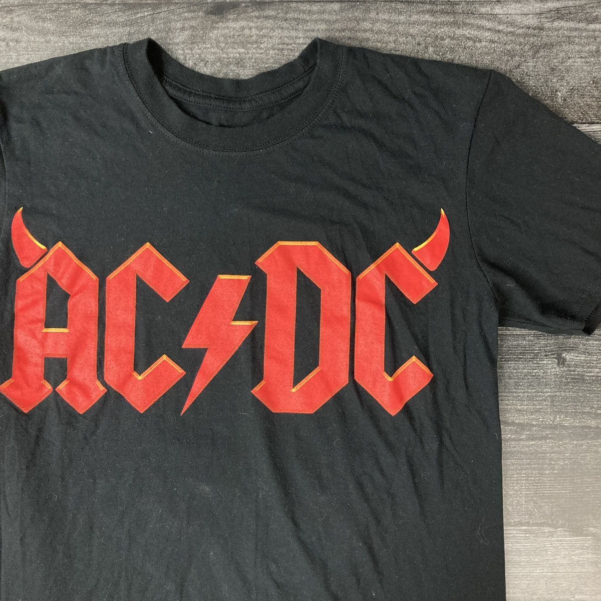 Tour Tee 2016 AC/DC In Rock We Trust Black Tour T-shirt | Grailed