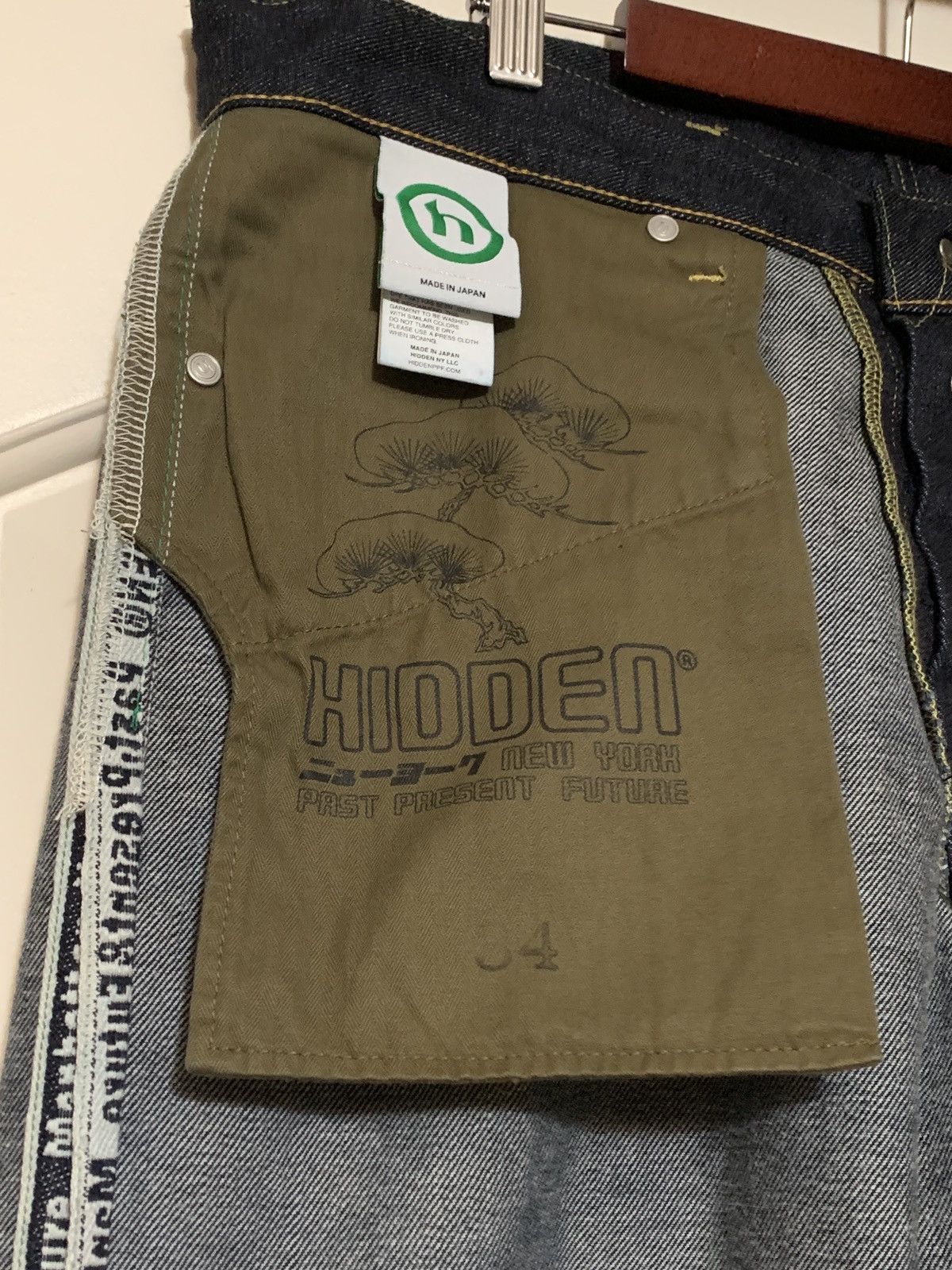 HIDDEN HIDDEN NY Raw / Selvedge Denim Jeans Size US 34 / EU 50 - 8 Thumbnail