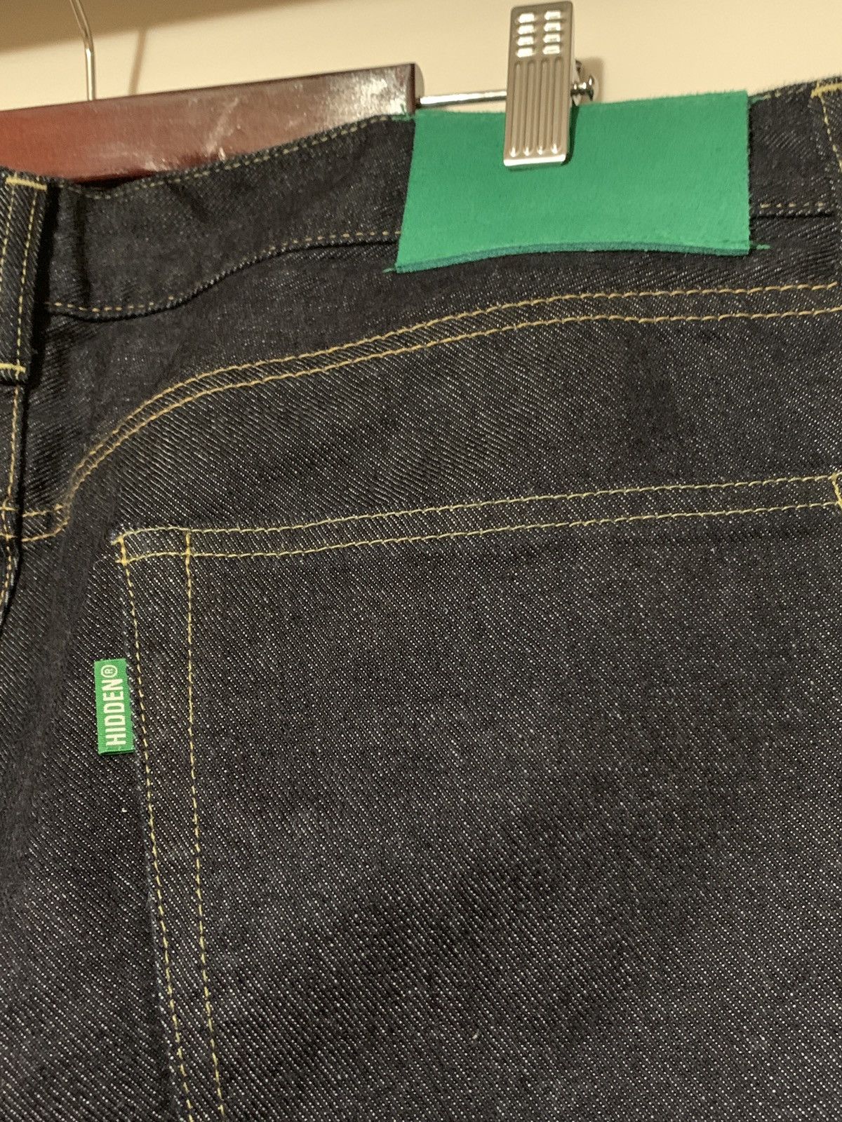 HIDDEN HIDDEN NY Raw / Selvedge Denim Jeans Size US 34 / EU 50 - 5 Thumbnail