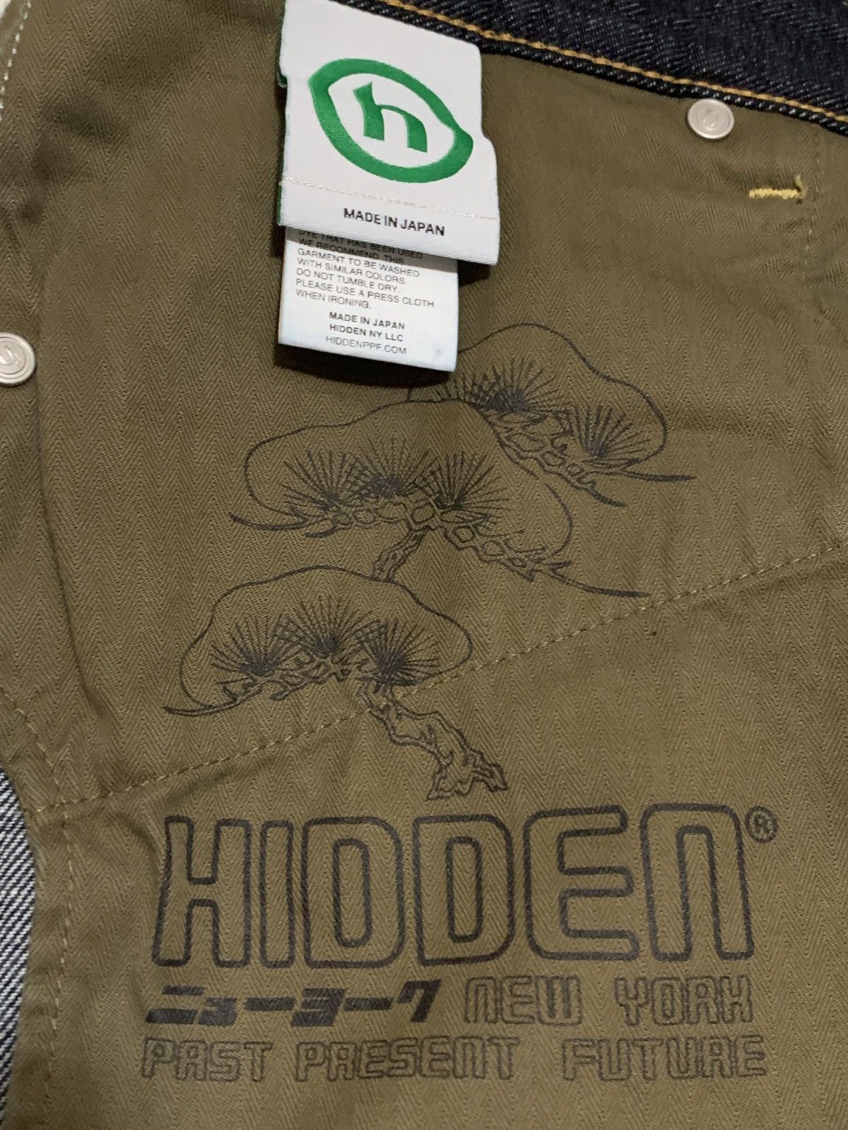 HIDDEN HIDDEN NY Raw / Selvedge Denim Jeans Size US 34 / EU 50 - 9 Thumbnail