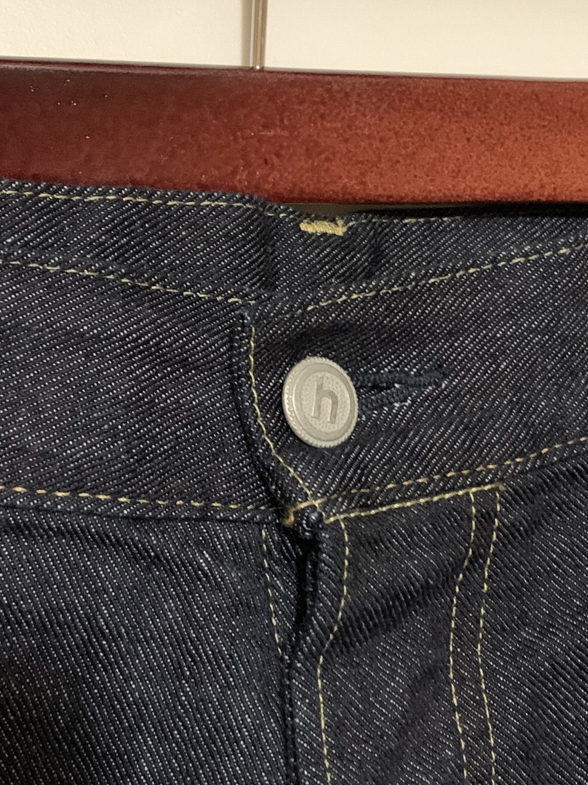 HIDDEN HIDDEN NY Raw / Selvedge Denim Jeans Size US 34 / EU 50 - 4 Thumbnail