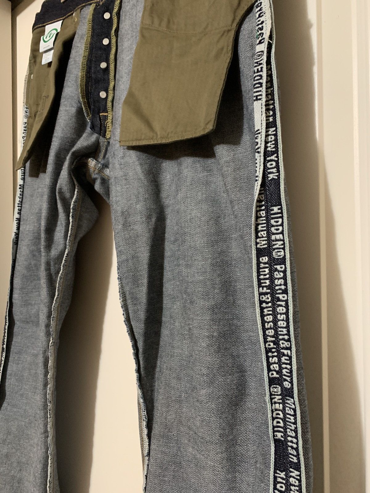 HIDDEN HIDDEN NY Raw / Selvedge Denim Jeans Size US 34 / EU 50 - 6 Thumbnail