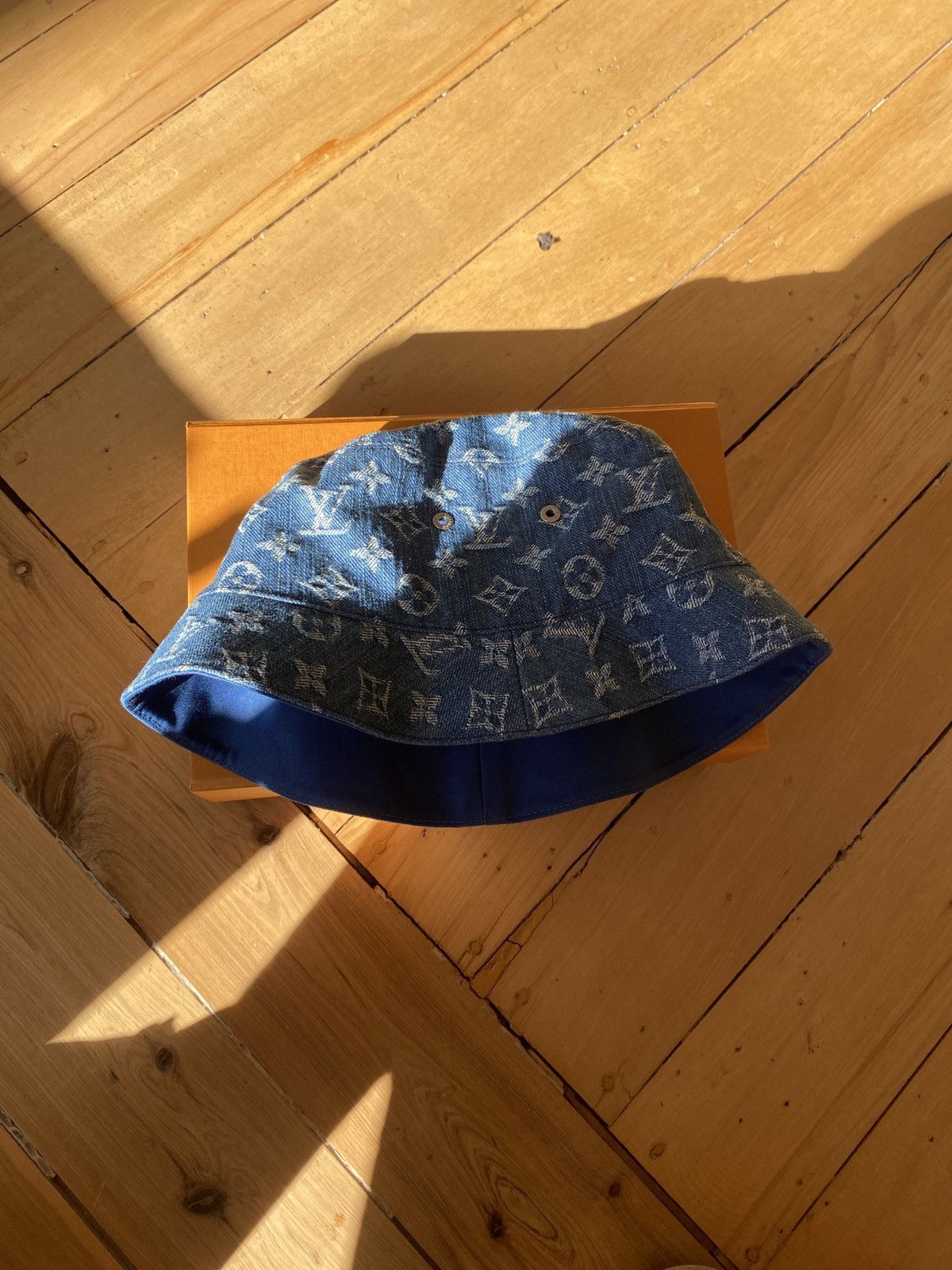 Luxurious Louis Vuitton Denim Bucket Hat - HypedEffect