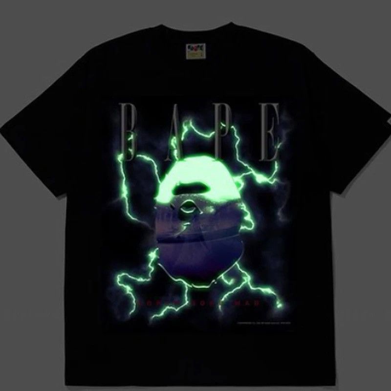 Bape Bape Lightning Tee Size US XXL / EU 58 / 5 - 2 Thumbnail