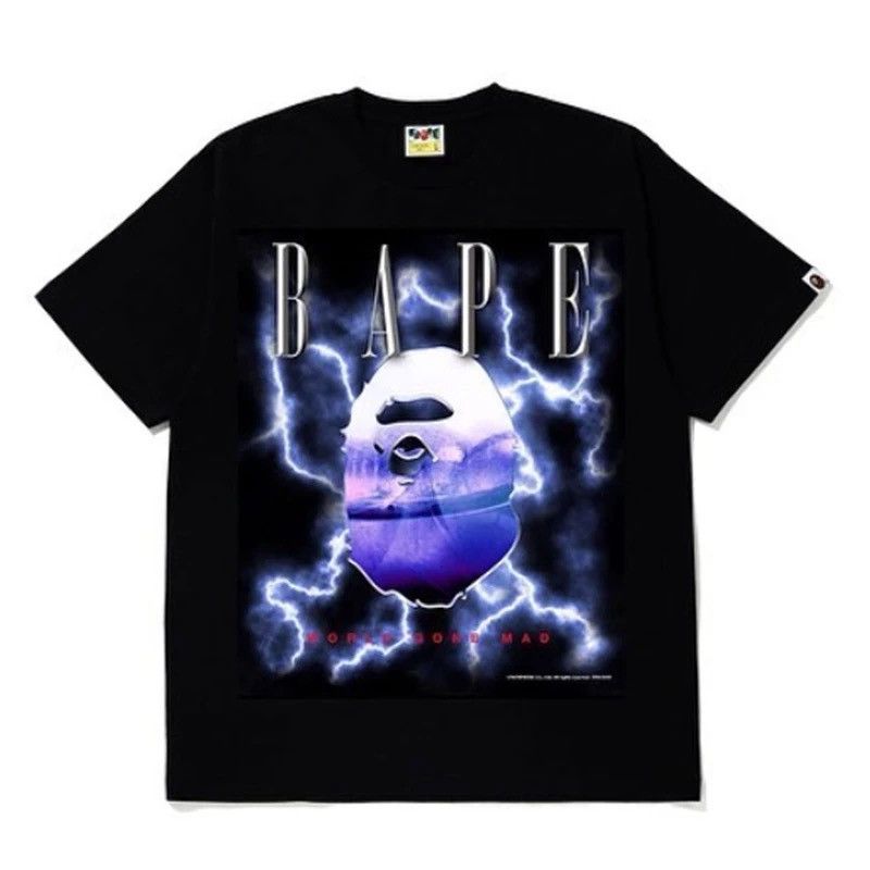 Bape Bape Lightning Tee Size US XXL / EU 58 / 5 - 1 Thumbnail