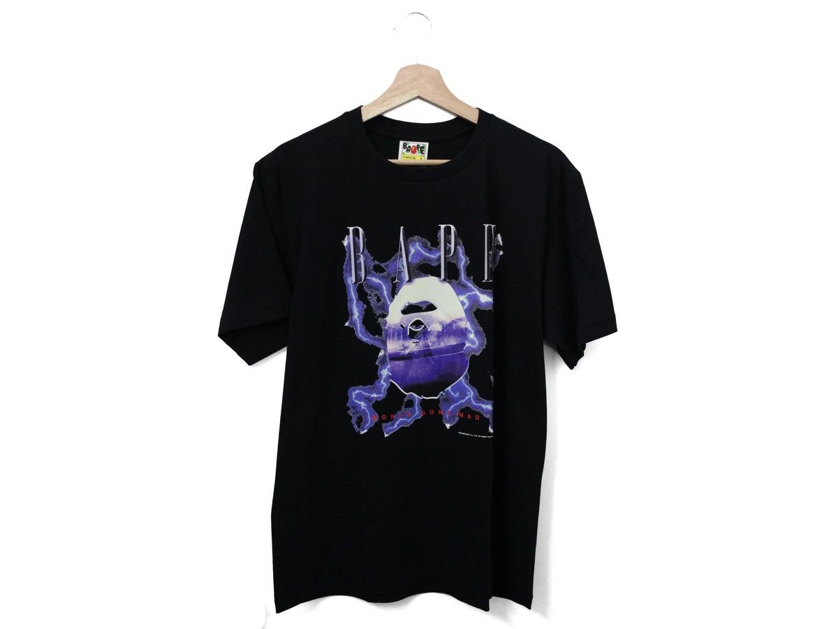 Bape Bape Lightning Tee Size US XXL / EU 58 / 5 - 11 Thumbnail