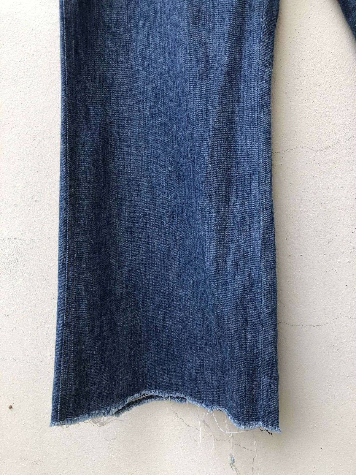 Levi's Vintage 70s Levi’s Panatela Released Hem Flare Denim Trouser Size US 34 / EU 50 - 7 Thumbnail