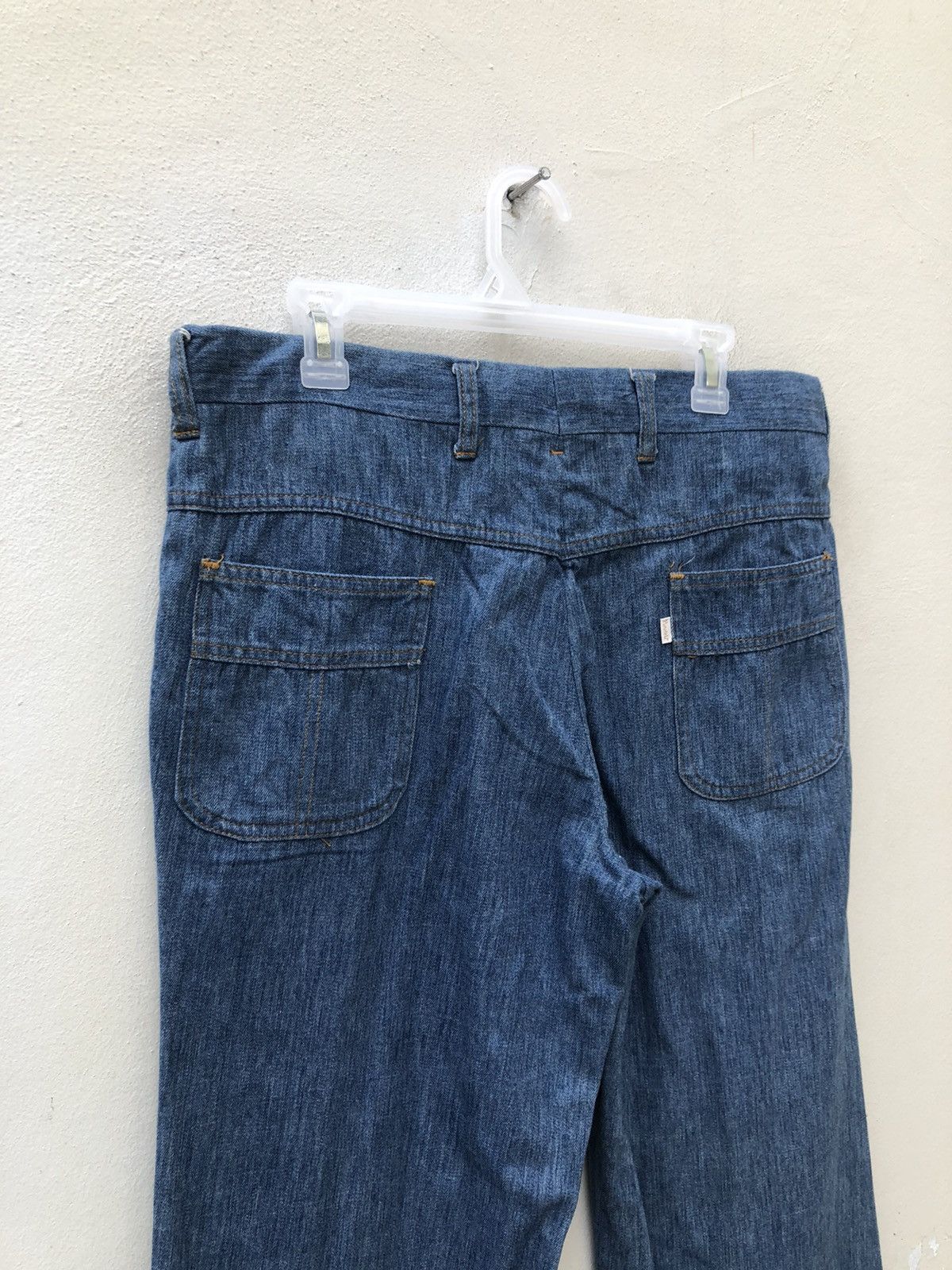 Levi's Vintage 70s Levi’s Panatela Released Hem Flare Denim Trouser Size US 34 / EU 50 - 13 Thumbnail