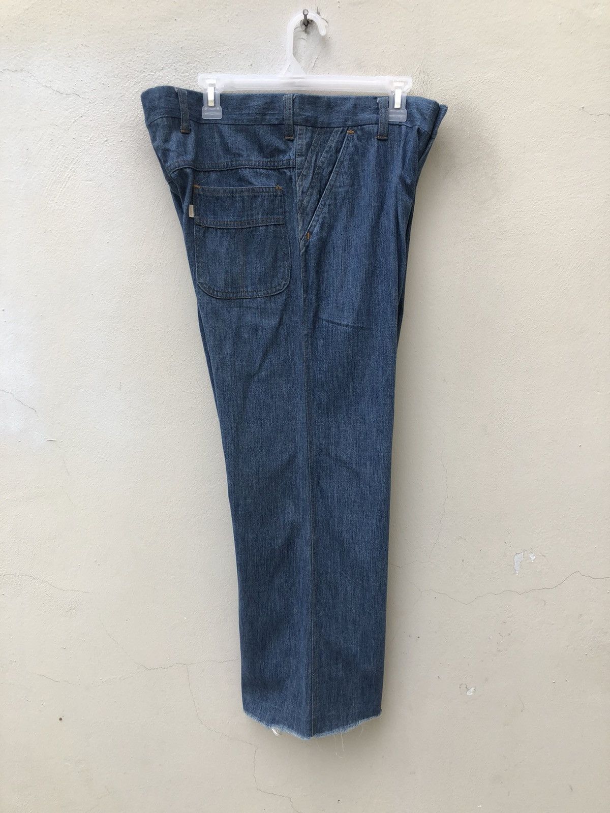 Levi's Vintage 70s Levi’s Panatela Released Hem Flare Denim Trouser Size US 34 / EU 50 - 20 Thumbnail