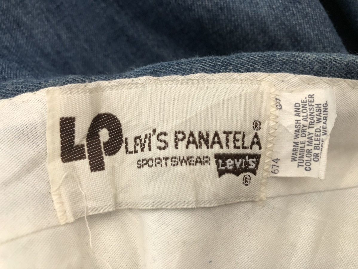 Levi's Vintage 70s Levi’s Panatela Released Hem Flare Denim Trouser Size US 34 / EU 50 - 22 Thumbnail