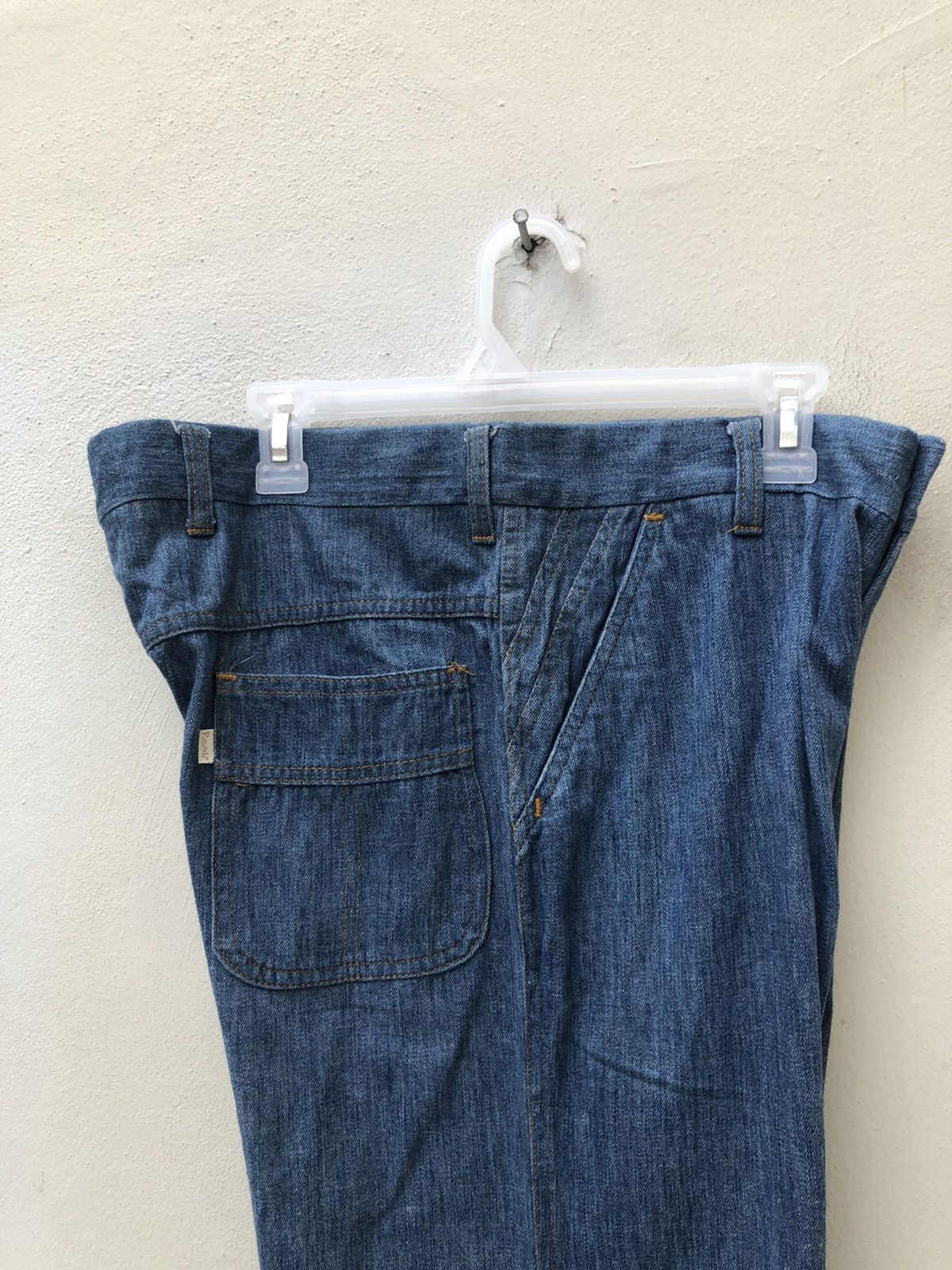 Levi's Vintage 70s Levi’s Panatela Released Hem Flare Denim Trouser Size US 34 / EU 50 - 21 Thumbnail