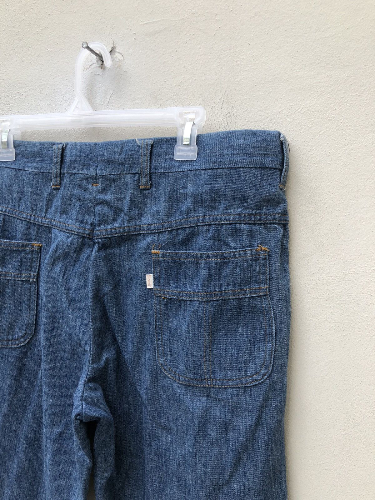Levi's Vintage 70s Levi’s Panatela Released Hem Flare Denim Trouser Size US 34 / EU 50 - 16 Thumbnail