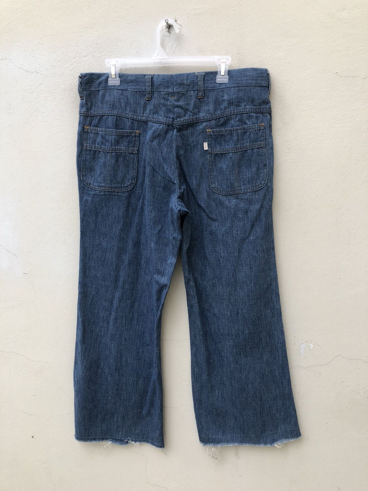 Levi's Vintage 70s Levi’s Panatela Released Hem Flare Denim Trouser Size US 34 / EU 50 - 11 Thumbnail