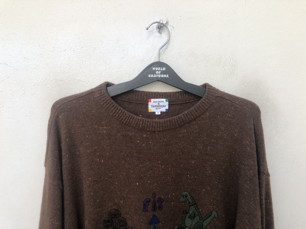 Vintage Castelbajac Stone Age Gymnastics Knitwear Sweater