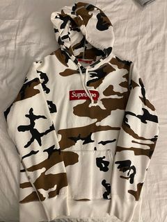 Supreme Snow Camo Hoodie Sz L for $500 In Store Now