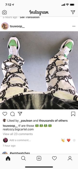 Tsuwoop discount gucci sweatpants