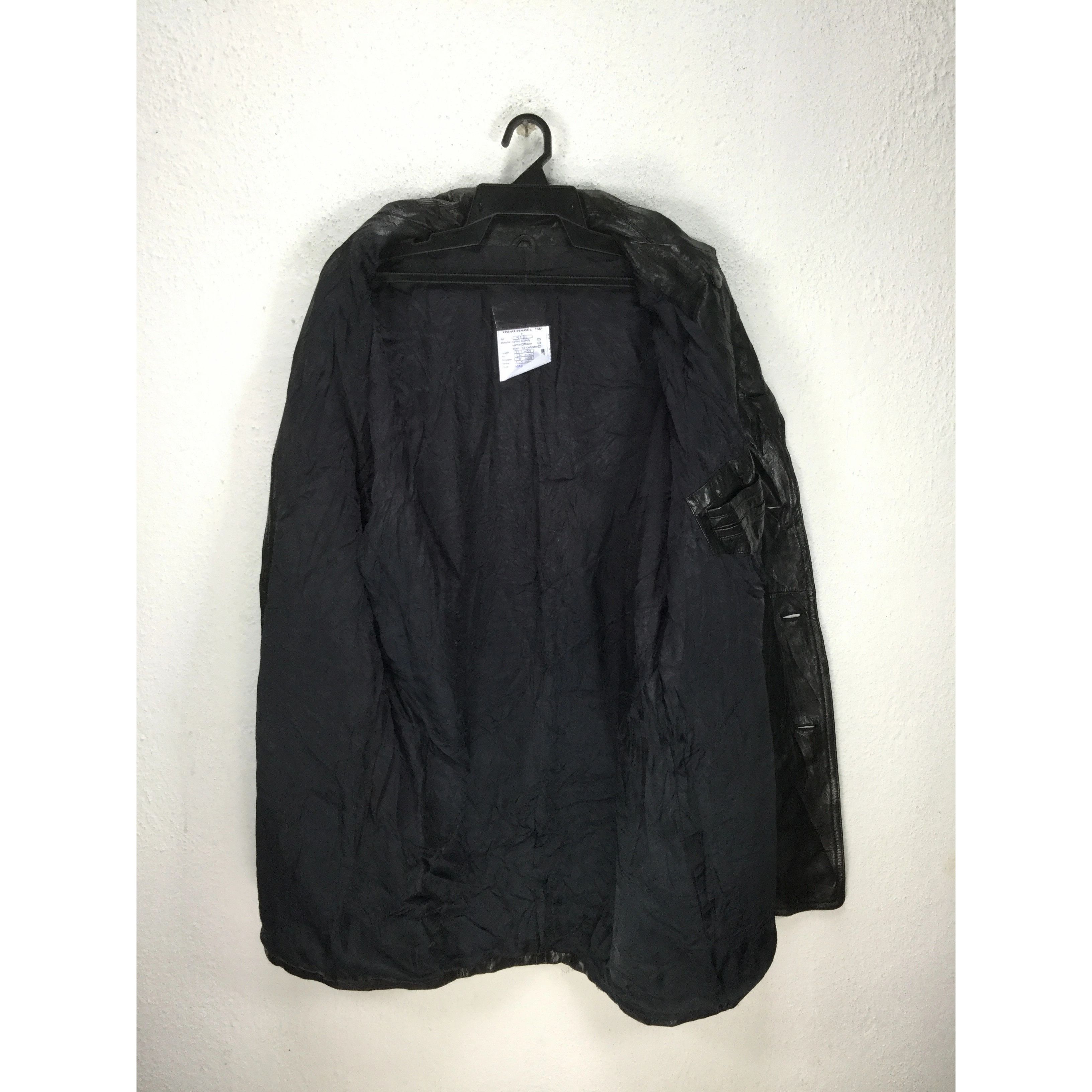 Vintage Vintage Black Leather Coat Jacket Size US M / EU 48-50 / 2 - 4 Thumbnail