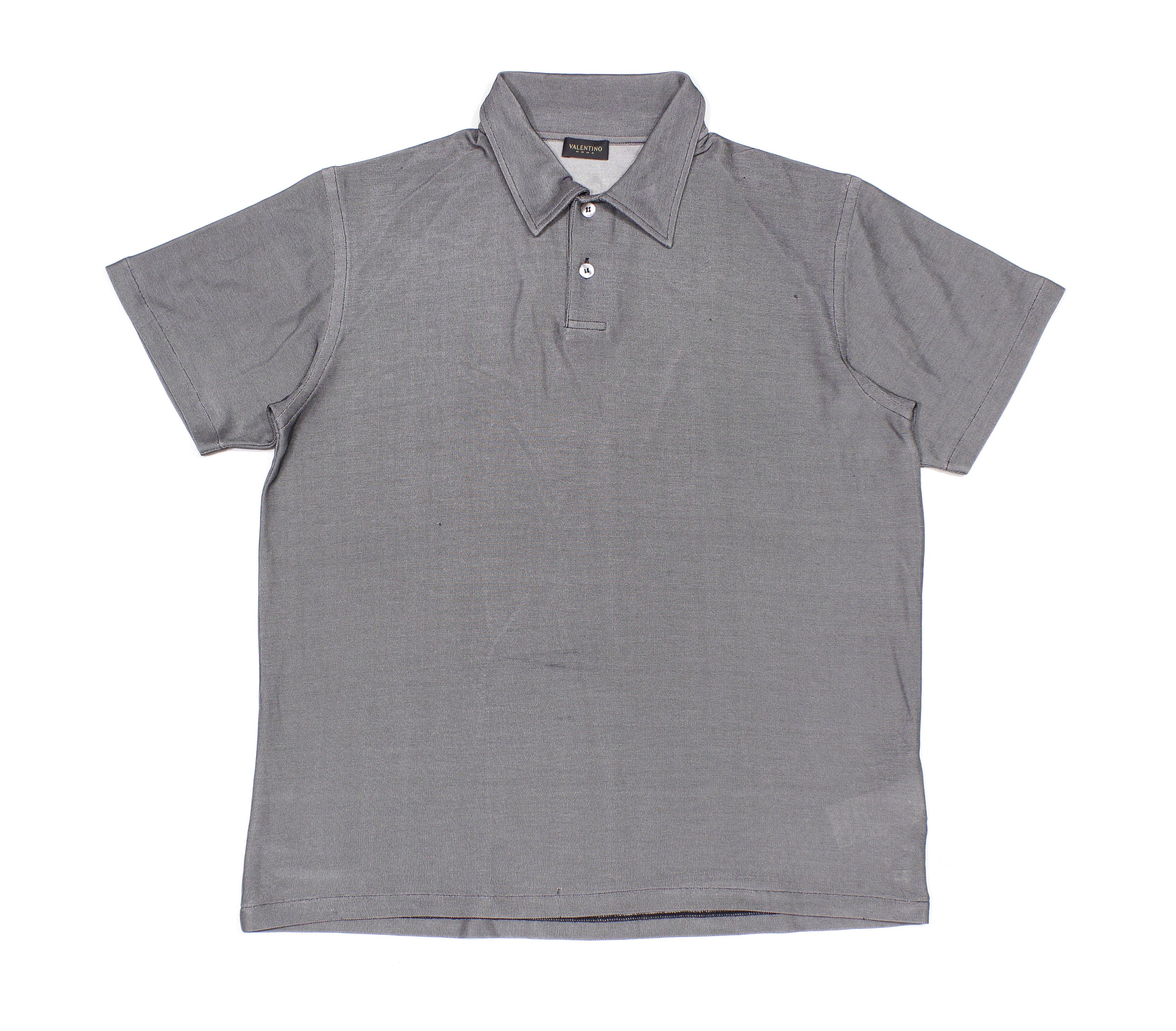 Valentino Silk Blend Polo Size US XL / EU 56 / 4 - 1 Thumbnail