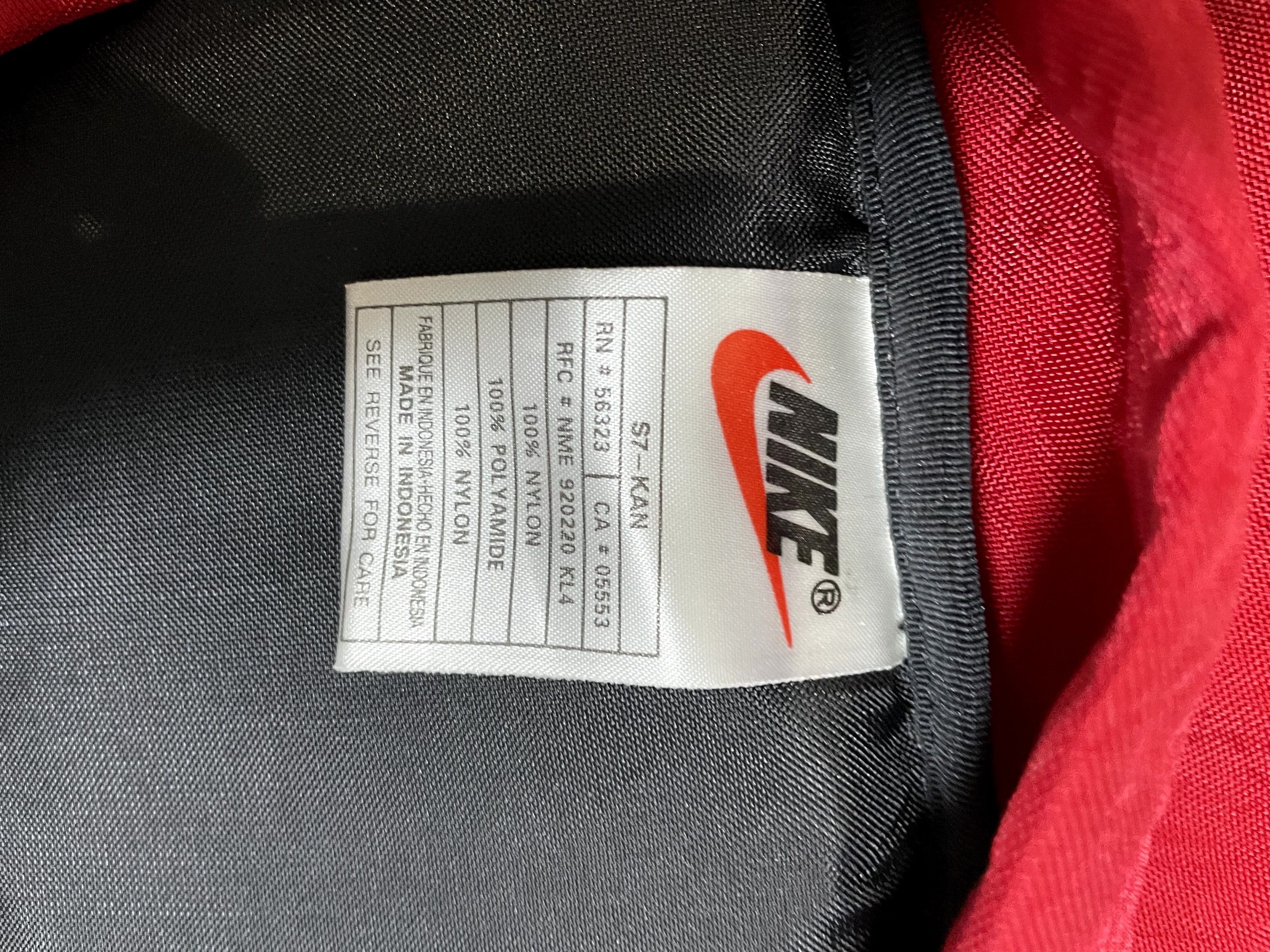 Nike 1990s Vintage Nike Red Nylon Parachute Backpack Size ONE SIZE - 2 Thumbnail