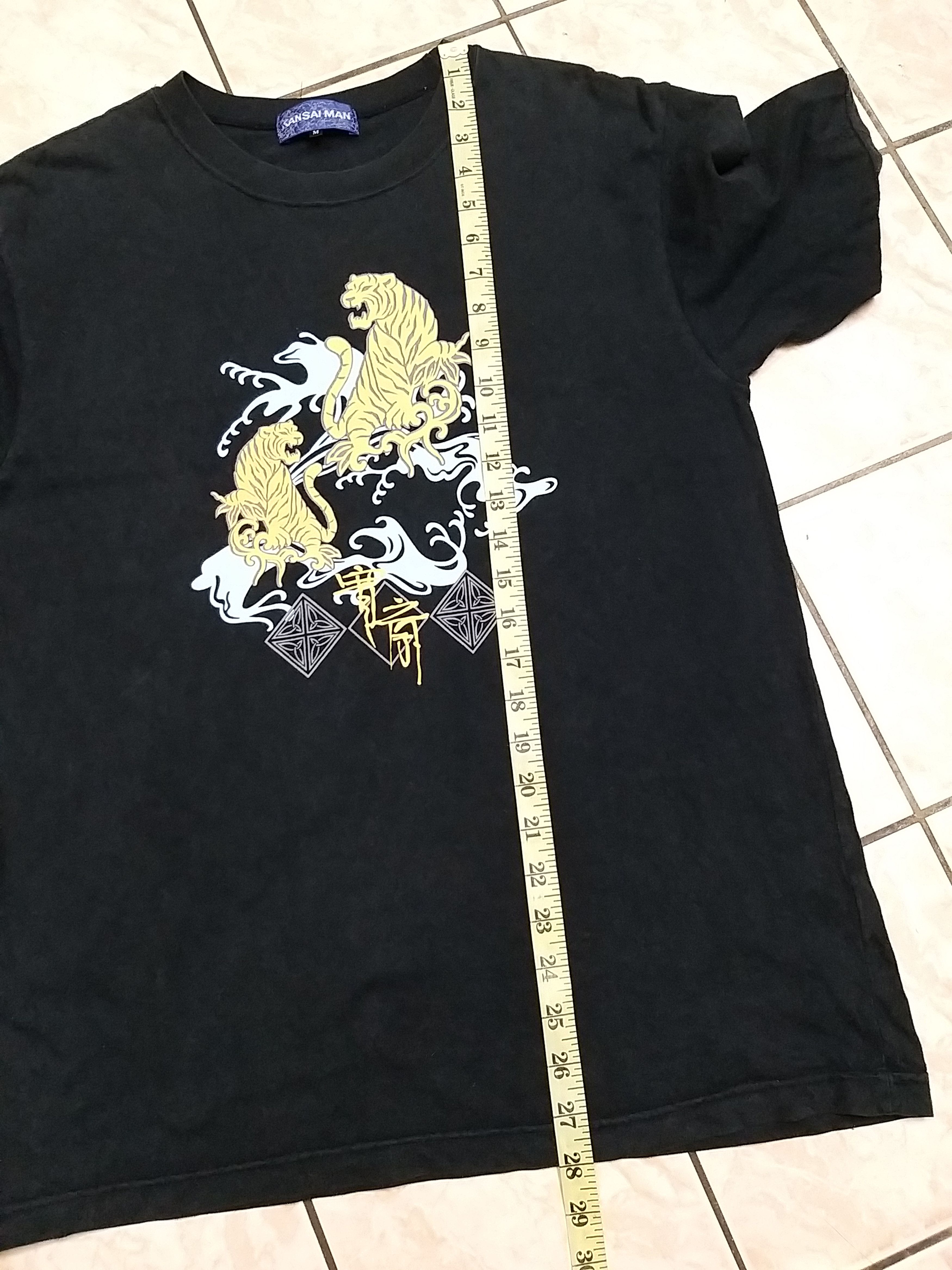 Kansai Yamamoto VINTAGE KANSAI MAN BY KANSAI YAMAMOTO TIGER ELIMENT T SHIRT Size US M / EU 48-50 / 2 - 4 Thumbnail