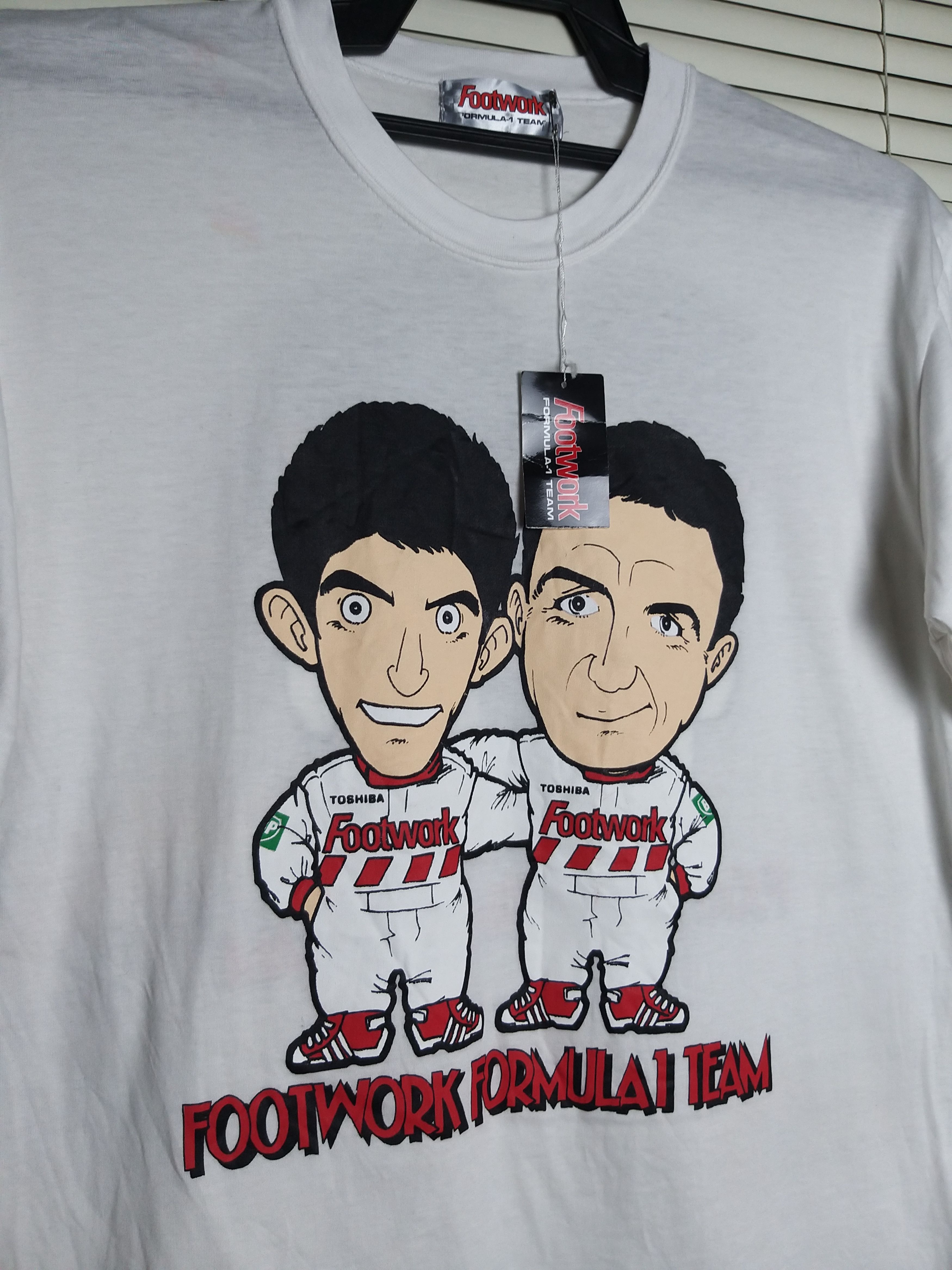 Vintage RARE🔥(NOS) VINTAGE FOOTWORK FORMULA ONE TEAM T SHIRT Size US M / EU 48-50 / 2 - 1 Thumbnail