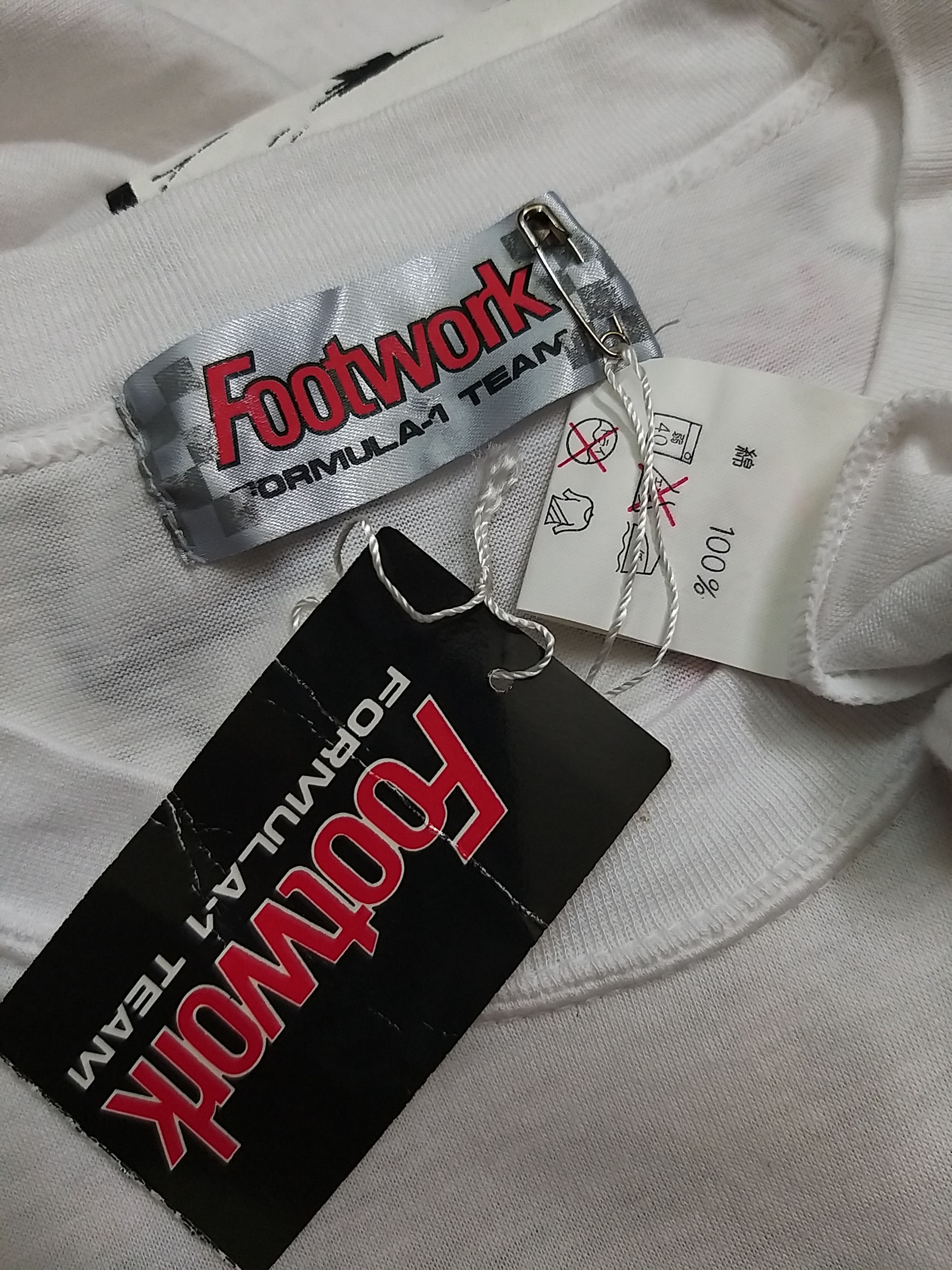 Vintage RARE🔥(NOS) VINTAGE FOOTWORK FORMULA ONE TEAM T SHIRT Size US M / EU 48-50 / 2 - 11 Thumbnail