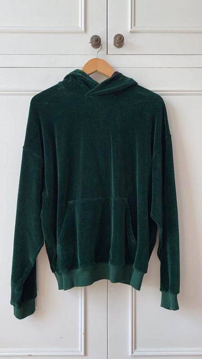 Haider ackermann velour discount hoodie