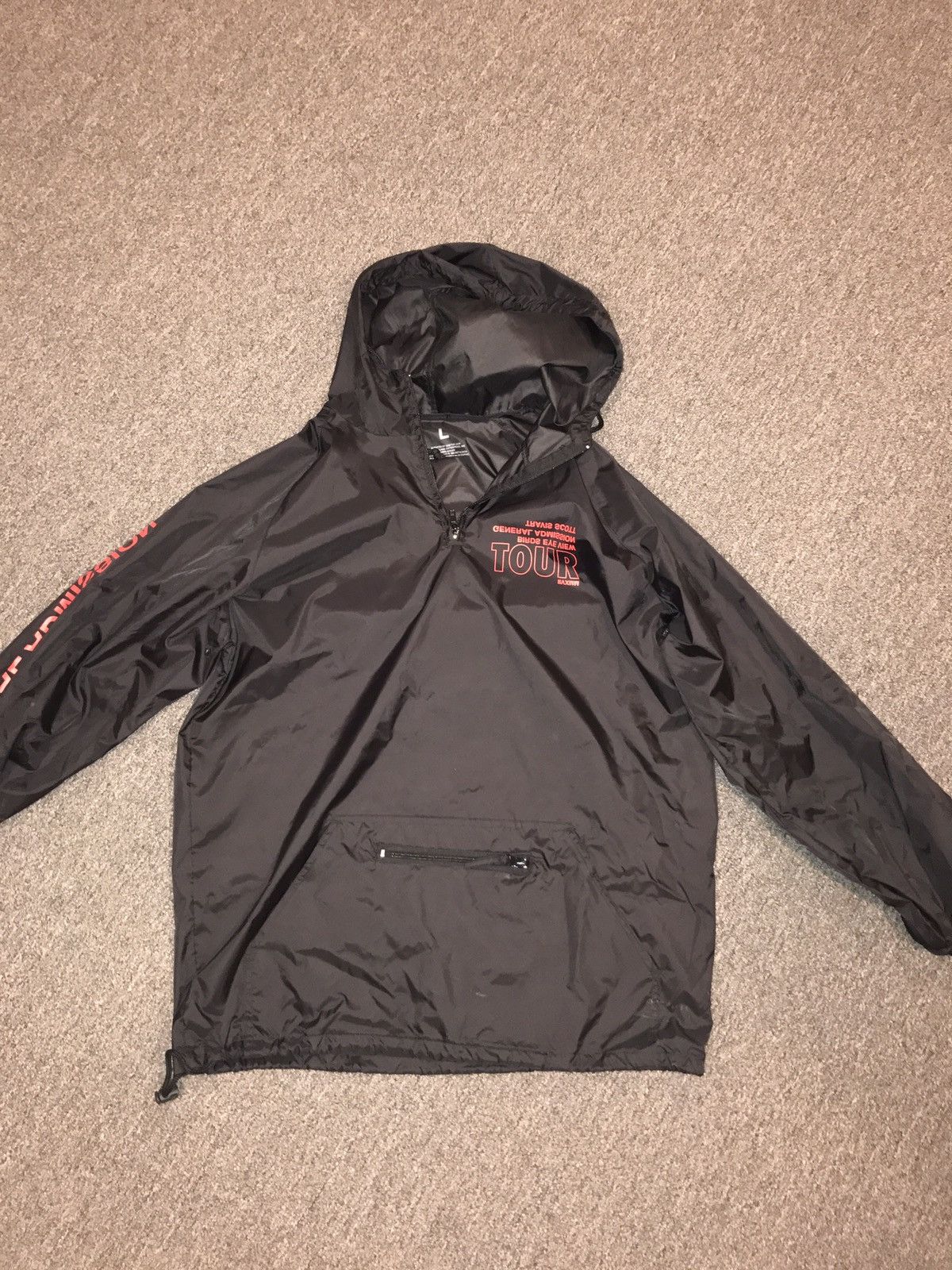 Travis Scott Travis Scott Birds Eye View Tour Windbreaker General Admission Grailed
