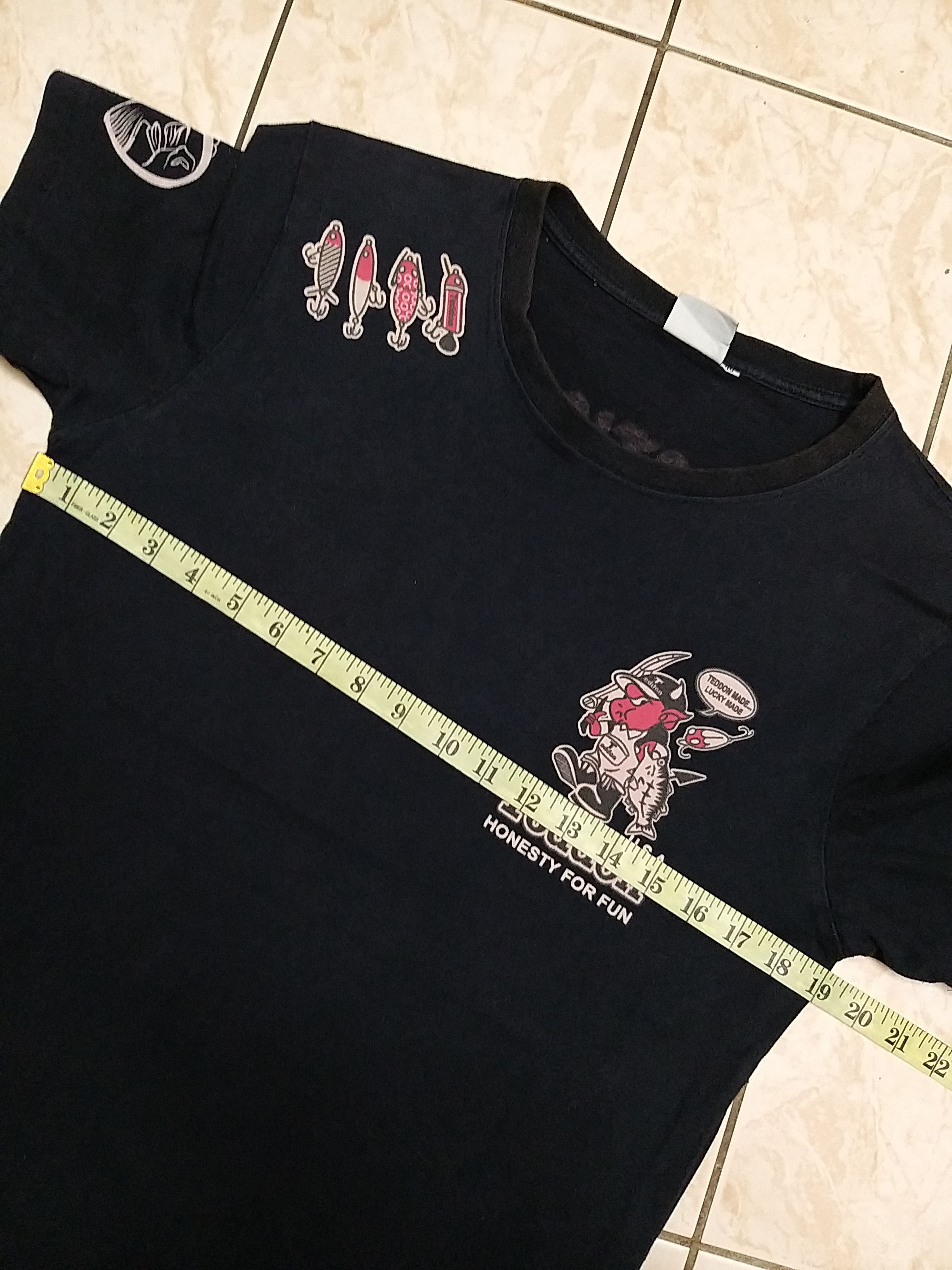 Toyo Enterprises TEDMAN COMPANY RED DEVIL FISHING"FISH FOREVER"T SHIRT Size US M / EU 48-50 / 2 - 9 Thumbnail