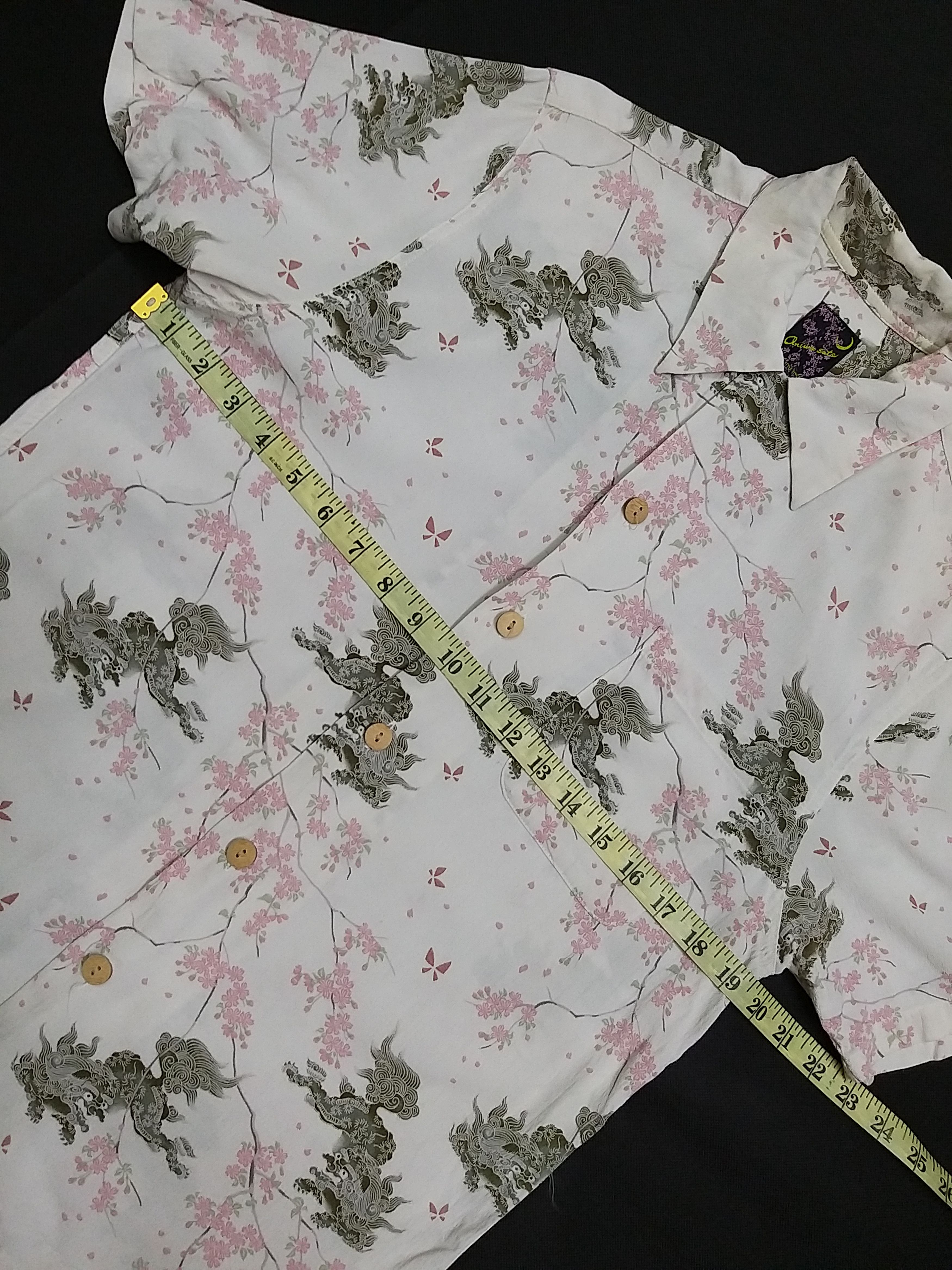 Toyo Enterprises JAPANESE SUKAJAN ELIMENT"TIGER SAKURA"RAYON HAWAIIAN SHIRT Size US M / EU 48-50 / 2 - 6 Thumbnail