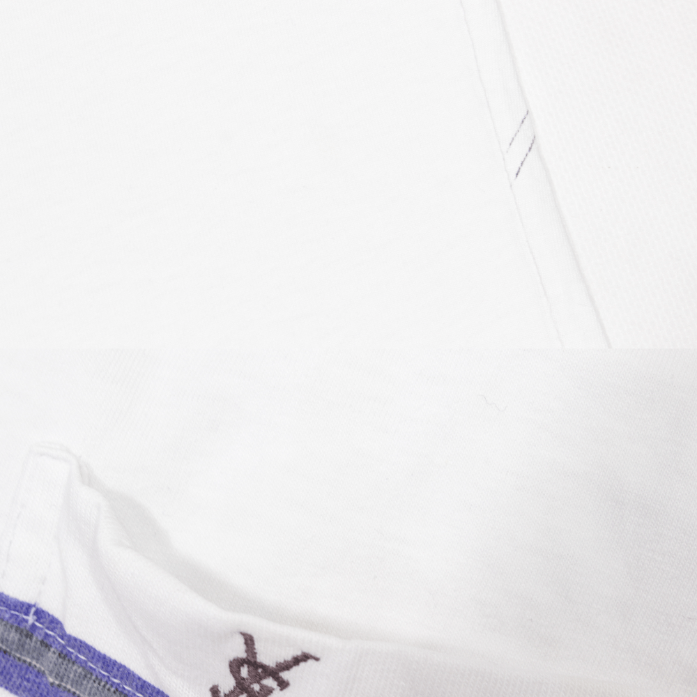 Yves Saint Laurent 90S YSL Logo Polo Vintage Made in France Size US XL / EU 56 / 4 - 8 Thumbnail