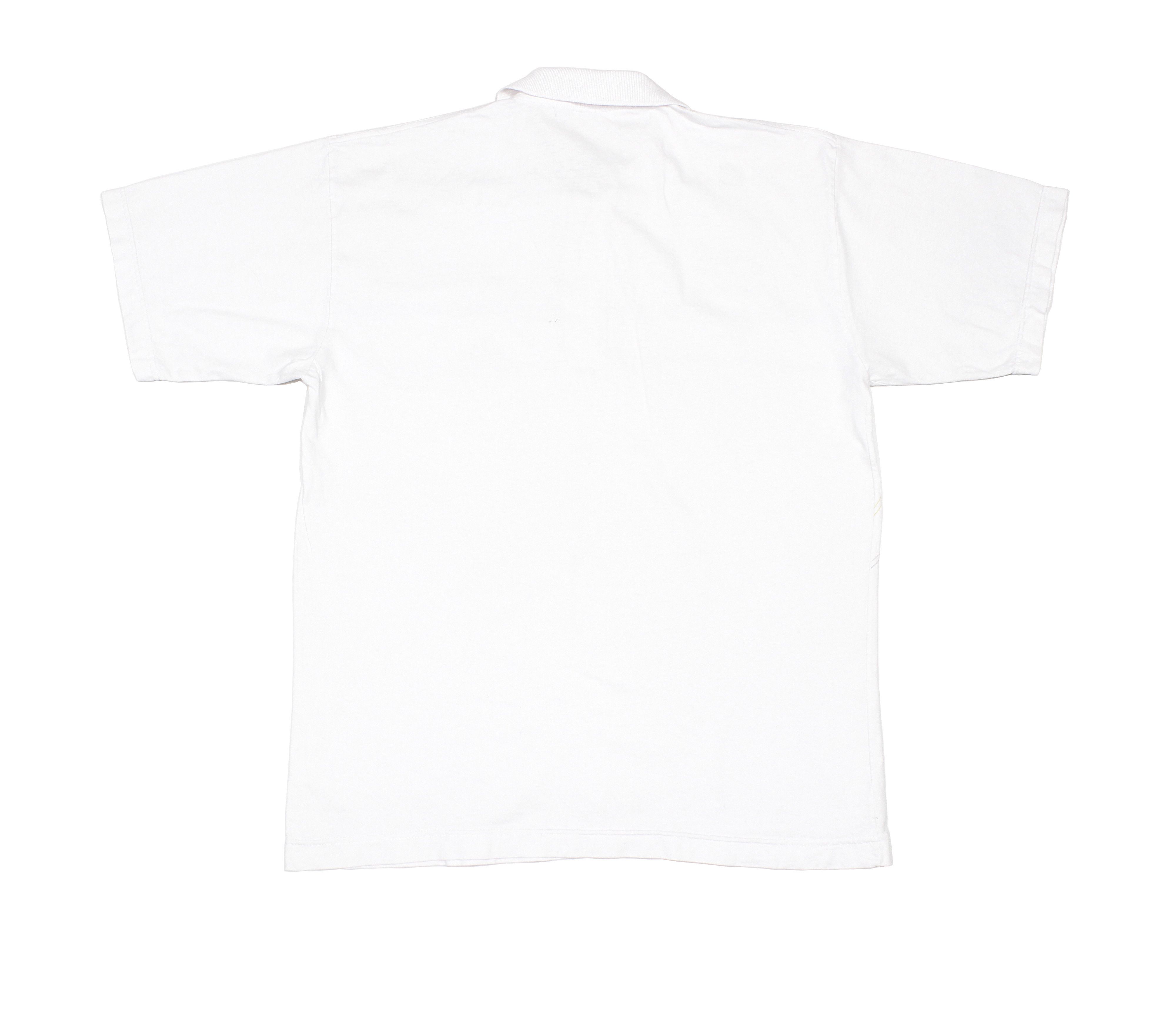 Yves Saint Laurent 90S YSL Logo Polo Vintage Made in France Size US XL / EU 56 / 4 - 2 Thumbnail